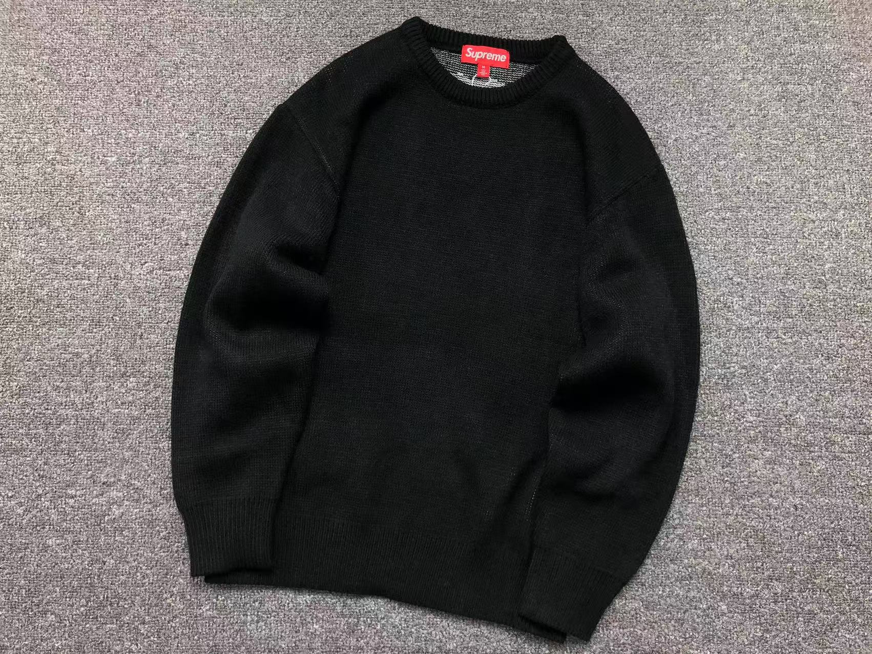 Supreme x Thrasher Sweater Black - 24FW