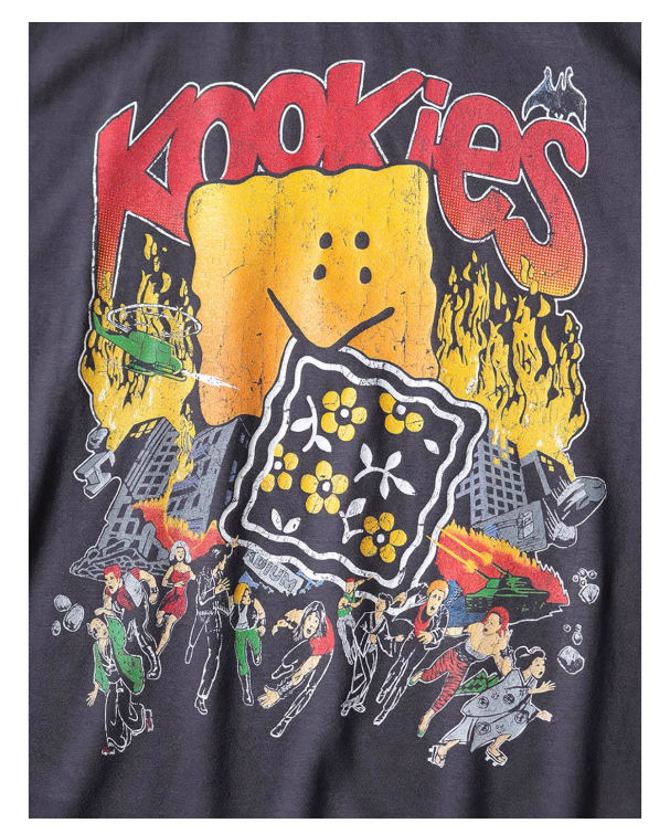 Kapital 캐피탈 쿠키 크루 반팔 티셔츠