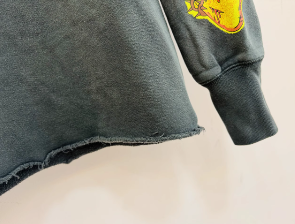 Saint Mxxxxxx 세인트 마이클 x 클랏 후드 블랙