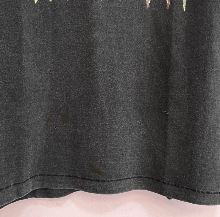 세인트 마이클 x 포 섬원 갓 FS 숏슬리브 티셔츠 블랙