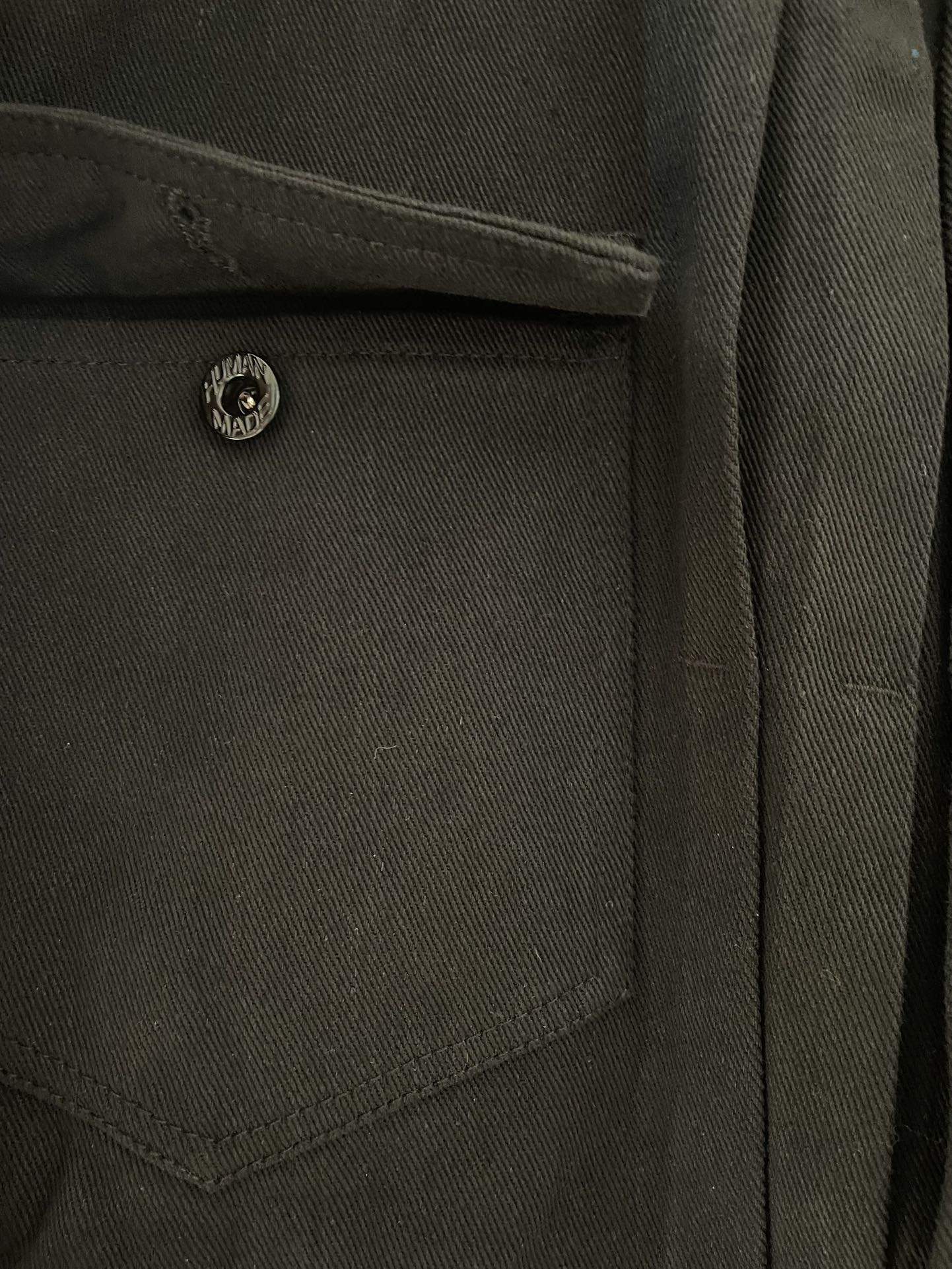 휴먼 메이드 x 에이셉 라키 테스팅 데님 자켓