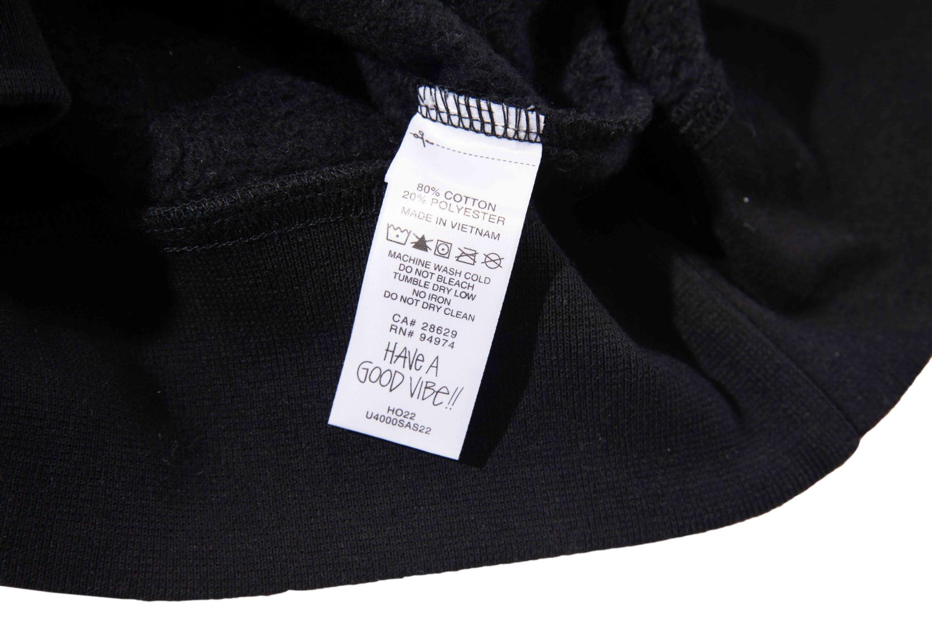 스투시 팝시클 후드 블랙