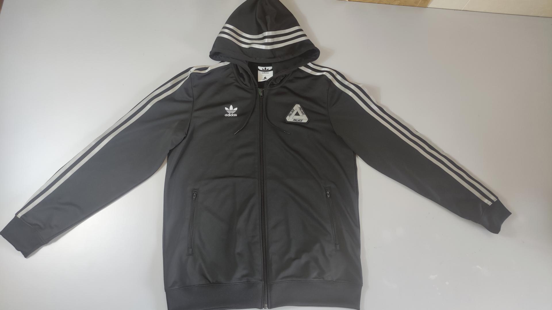 Palace x Adidas Hooded Firebird Track Top Black - 23SS