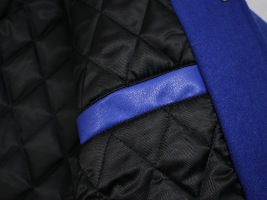 스투시 스포츠 멜튼 바시티 자켓 로얄