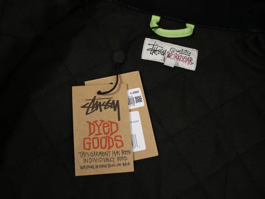 스투시 워시드 캔버스 샵 자켓