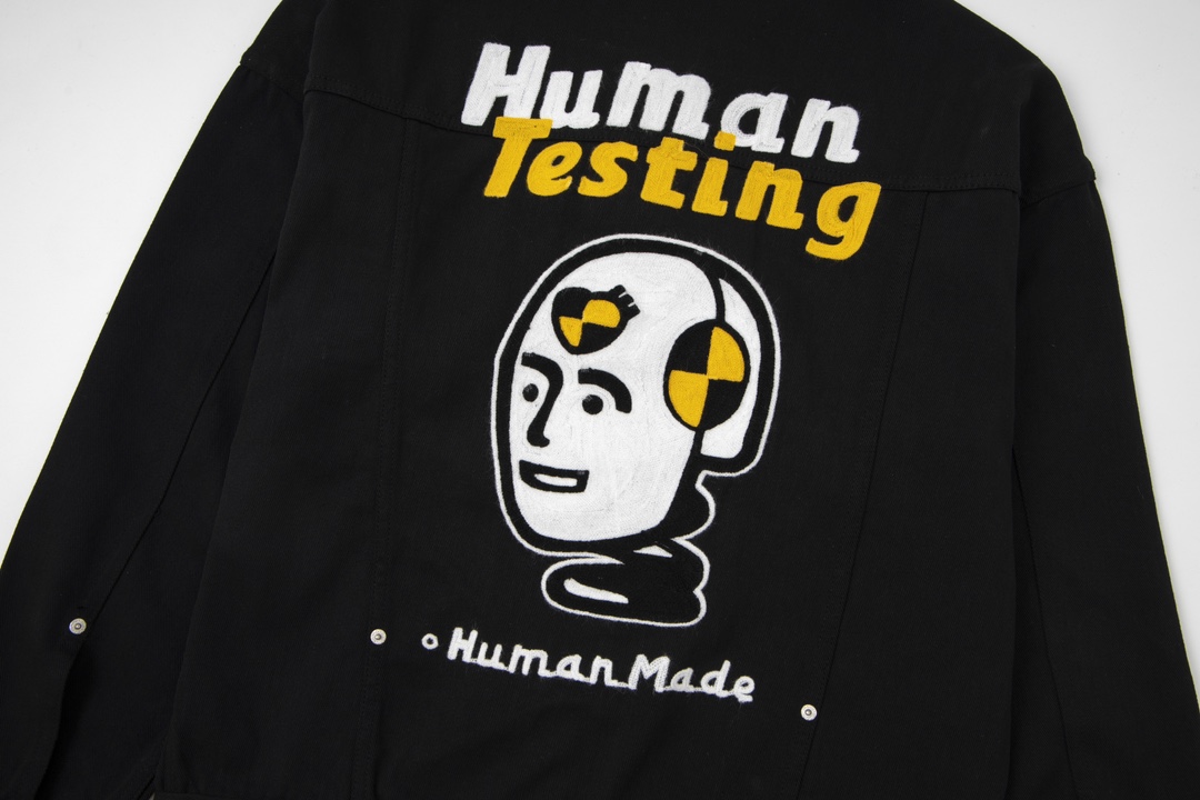 휴먼 메이드 x 에이셉 라키 테스팅 데님 자켓