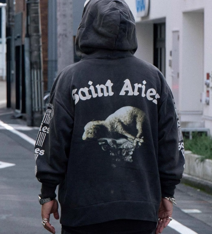 세인트 마이클 x 에리즈 후드 세인트 에리즈 블랙