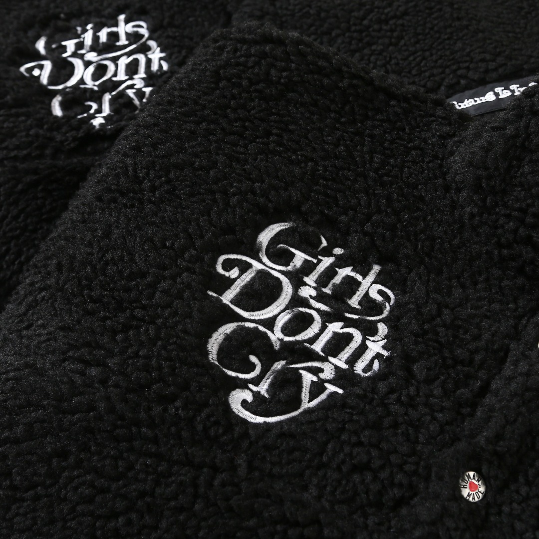 휴먼 메이드 x Girls Don't Cry 플리스 자켓