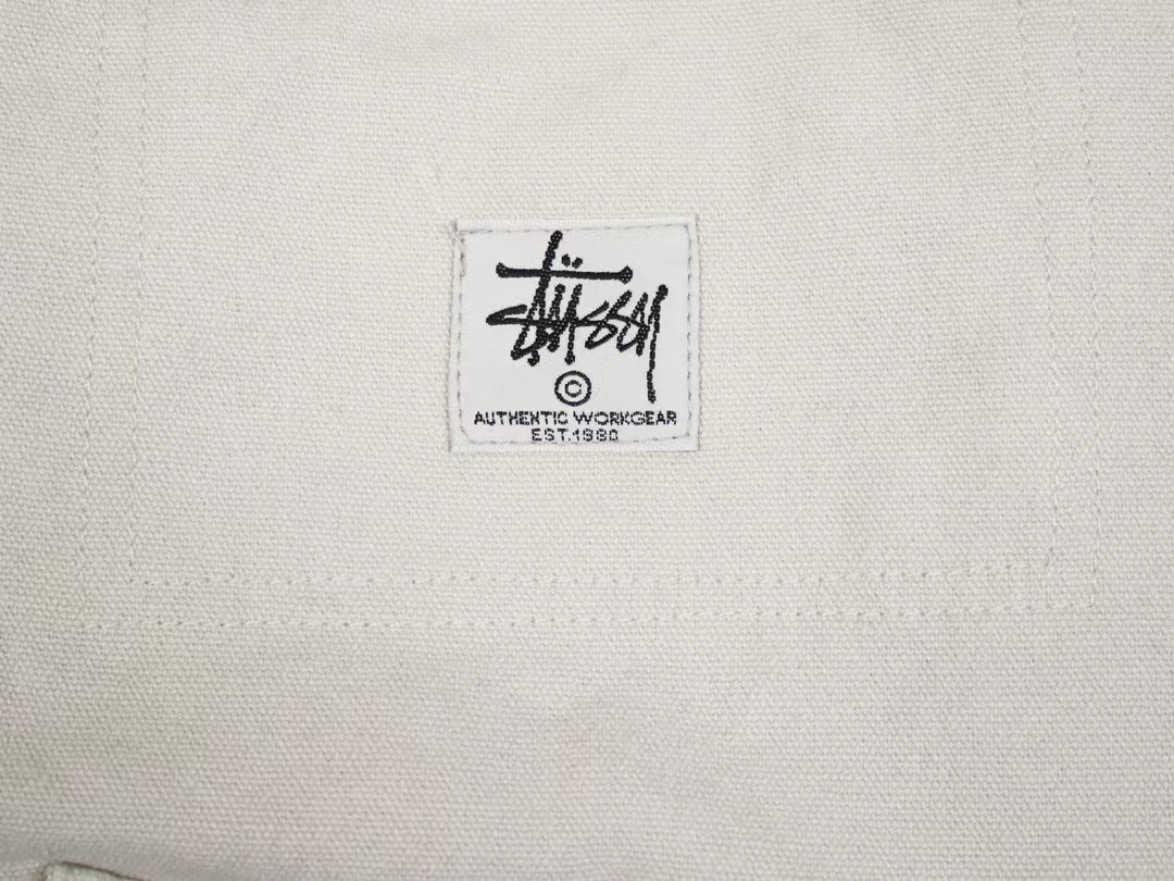 스투시 워시드 캔버스 샵 자켓