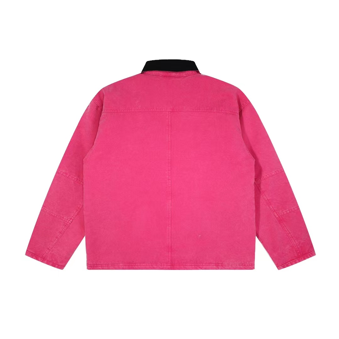 스투시 워시드 캔버스 샵 자켓