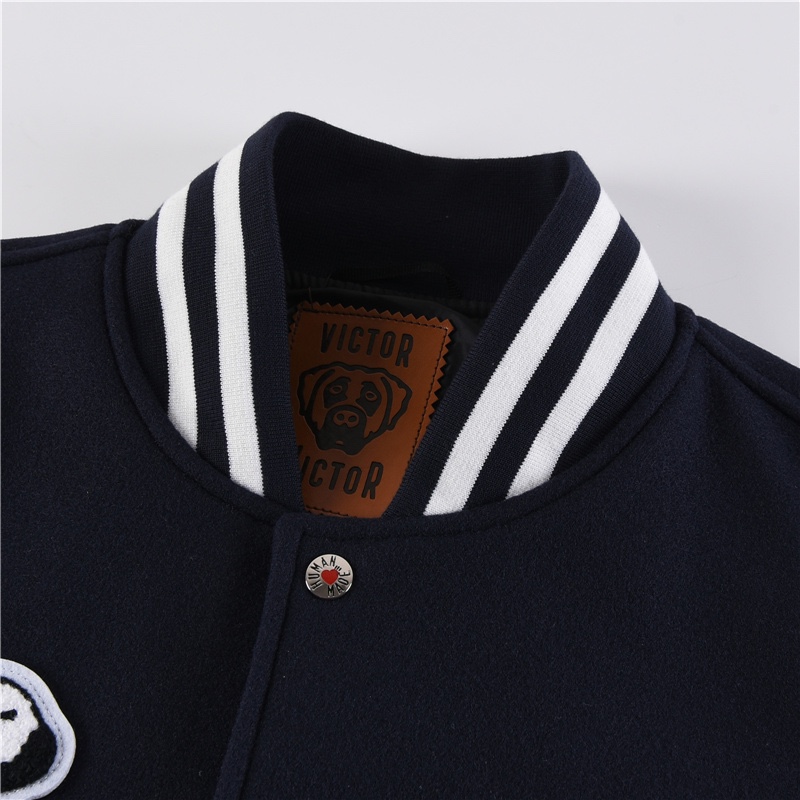 휴먼 메이드 빅터 빅터 바시티 자켓