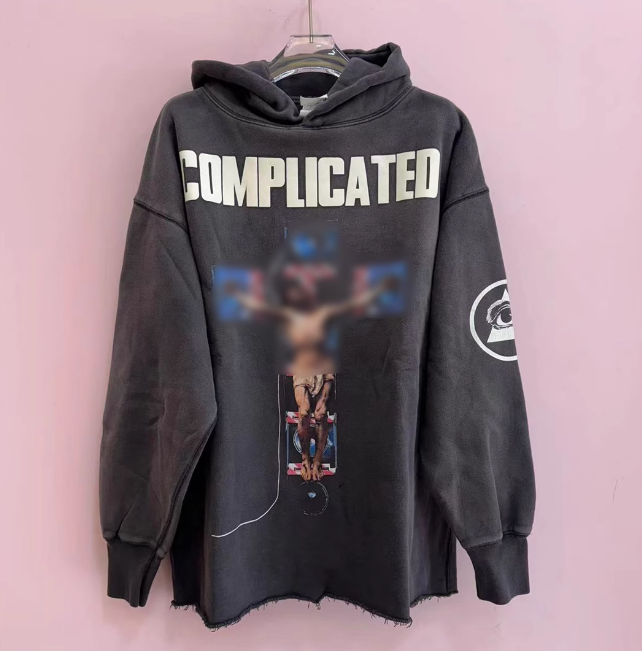 Saint Mxxxxxx 세인트 마이클 x 코스케 카와무라 컴플리케이티드 후드 블랙