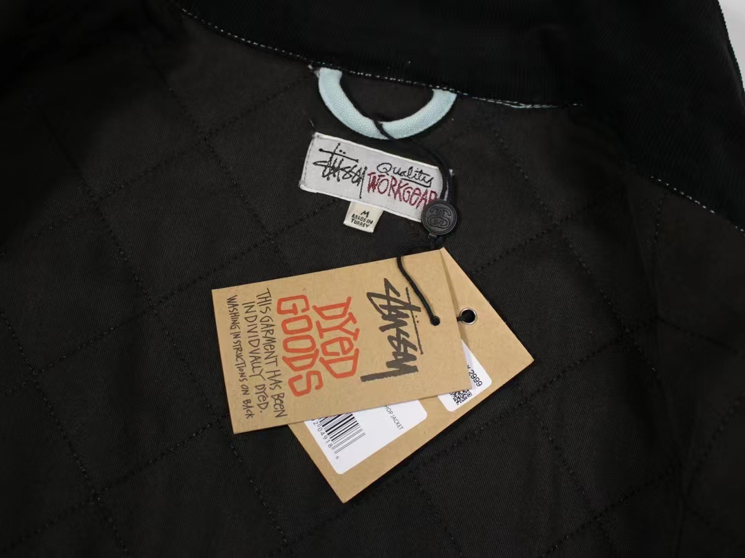 스투시 워시드 캔버스 샵 자켓