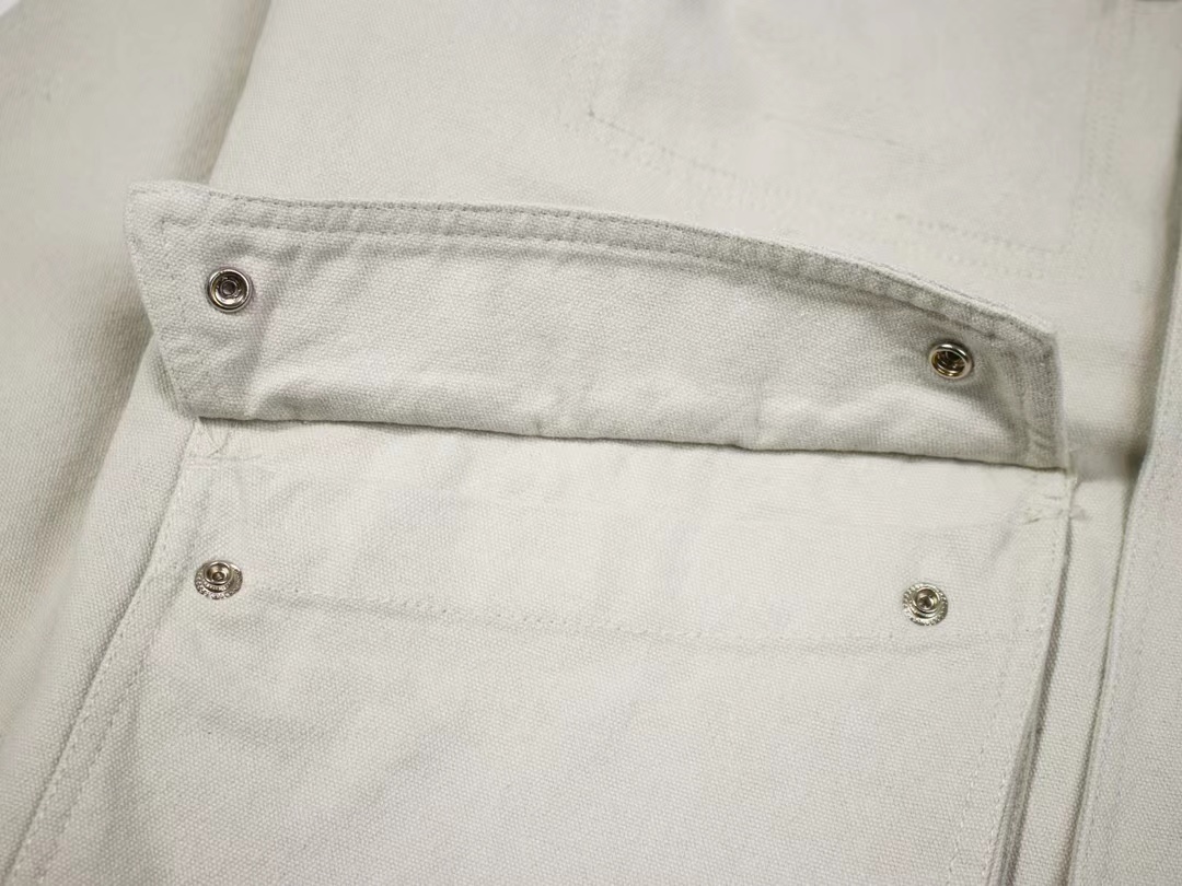 스투시 워시드 캔버스 샵 자켓