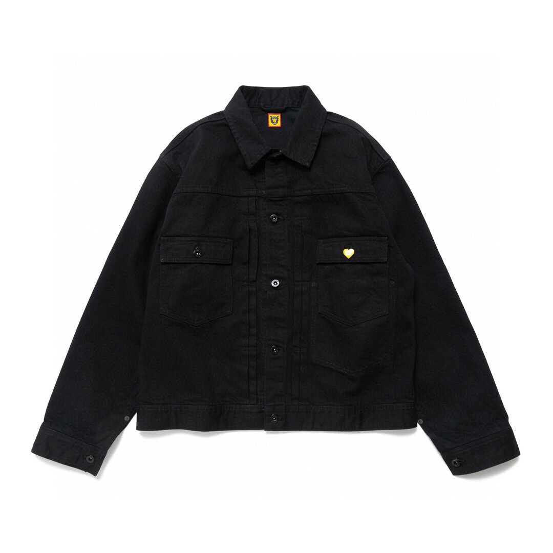 휴먼 메이드 x 에이셉 라키 테스팅 데님 자켓