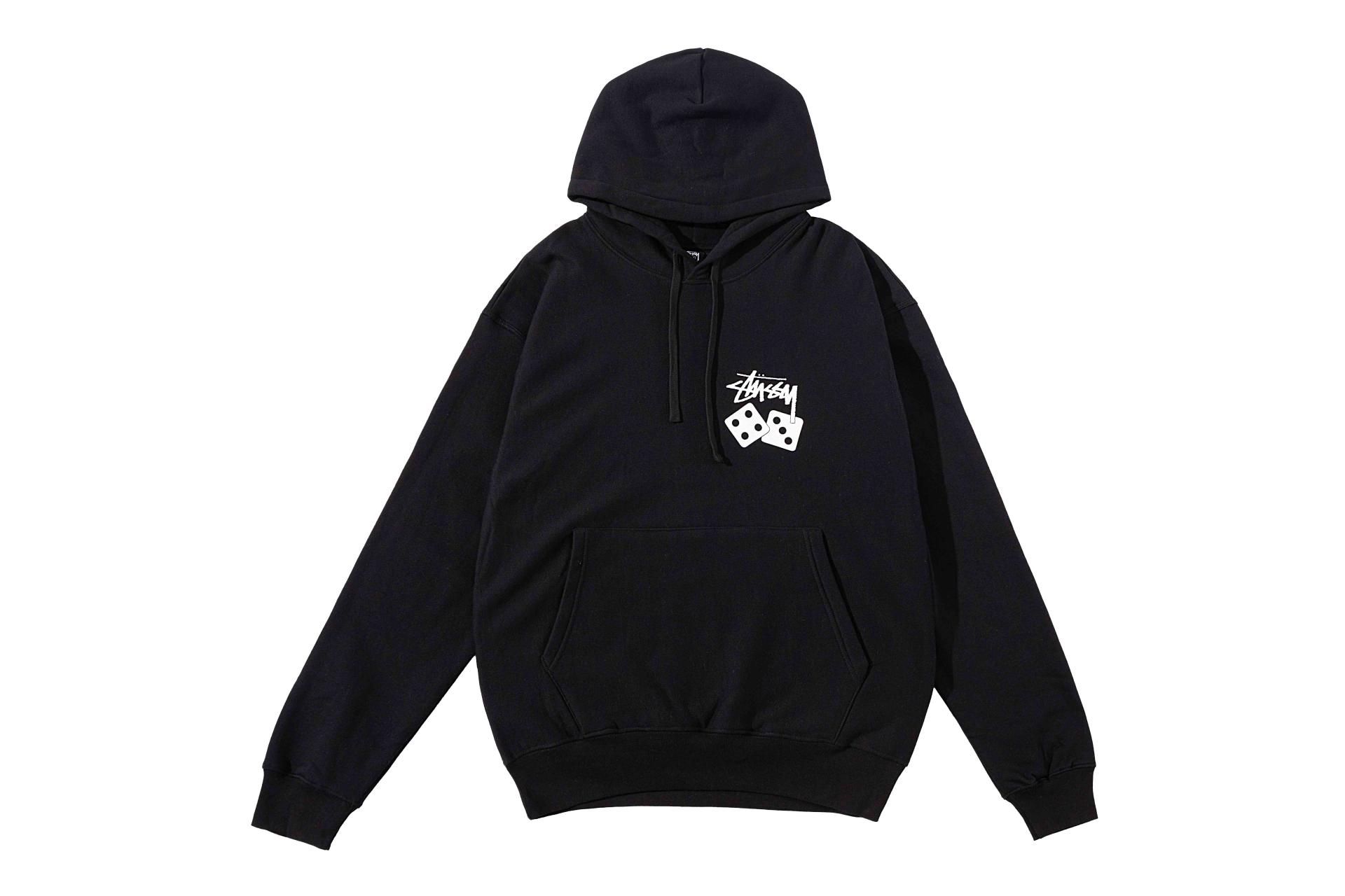 스투시 다이드 후드 블랙