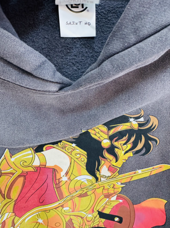 Saint Mxxxxxx 세인트 마이클 x 클랏 후드 블랙