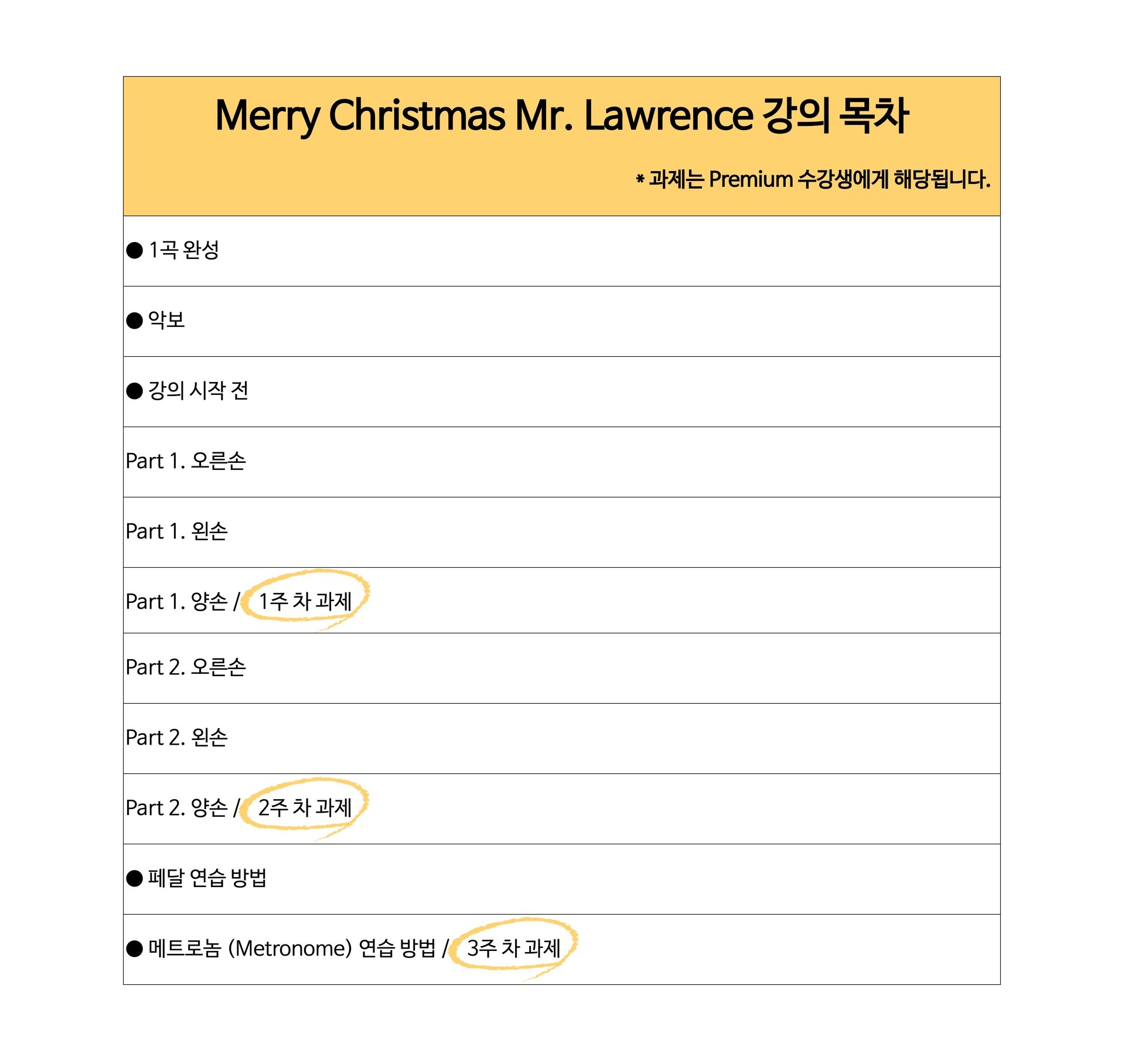 Merry Christmas Mr. Lawrence (1:1 ํผ๋๋ฐฑ)