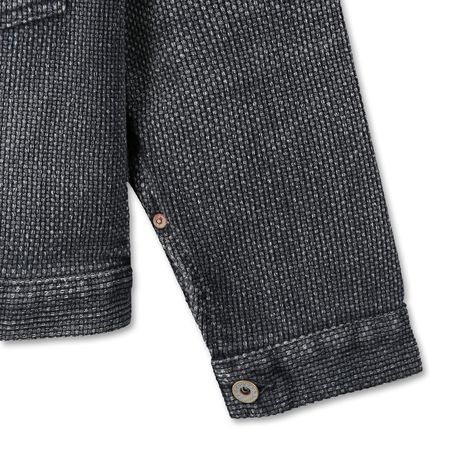WWII SASHIKO JACKET - Black Light Fade