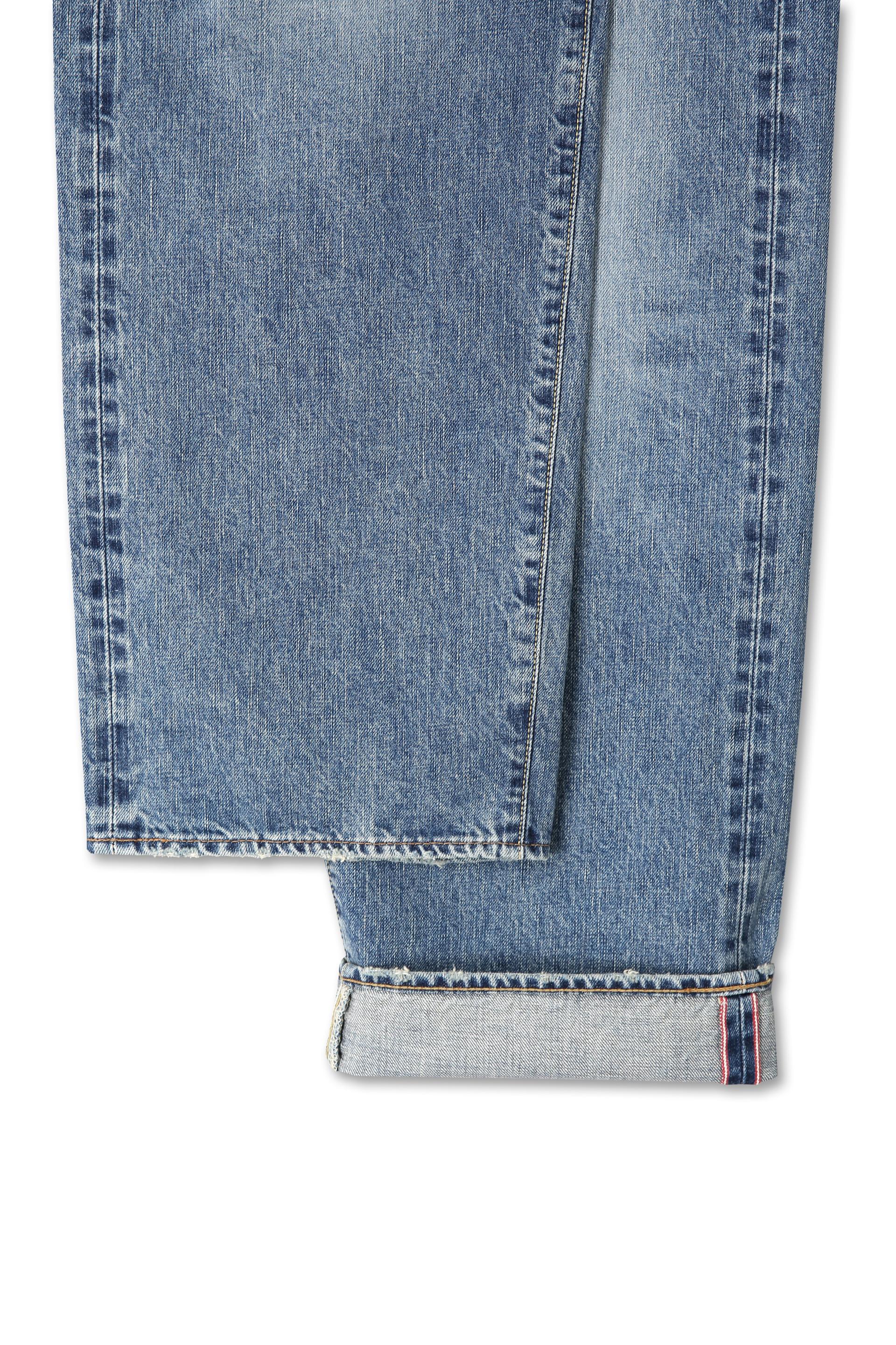 Zimbabwe Greencast Indigo Selvedge Denim Pants - Light Fade