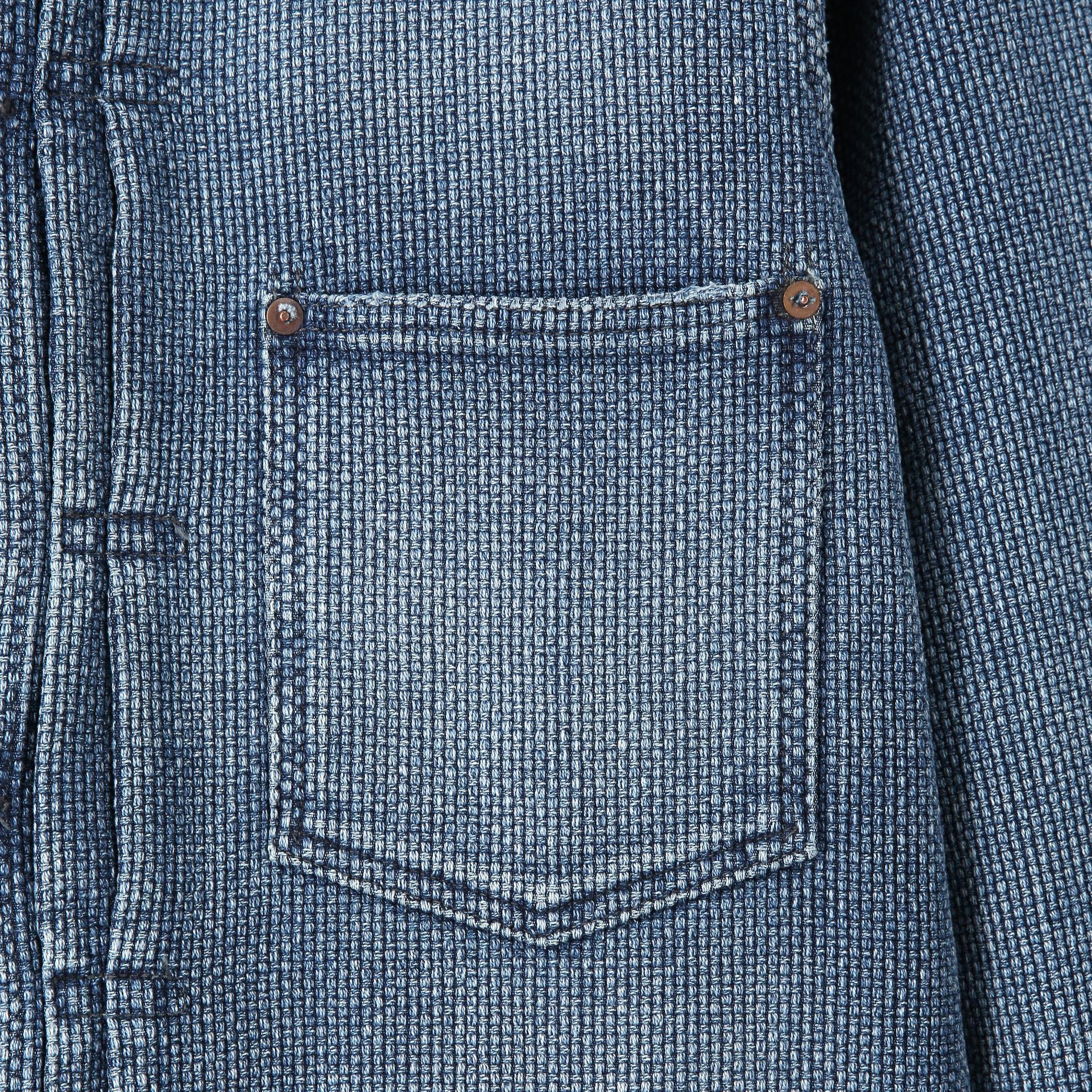 WWII SASHIKO JACKET - Indigo Light Fade