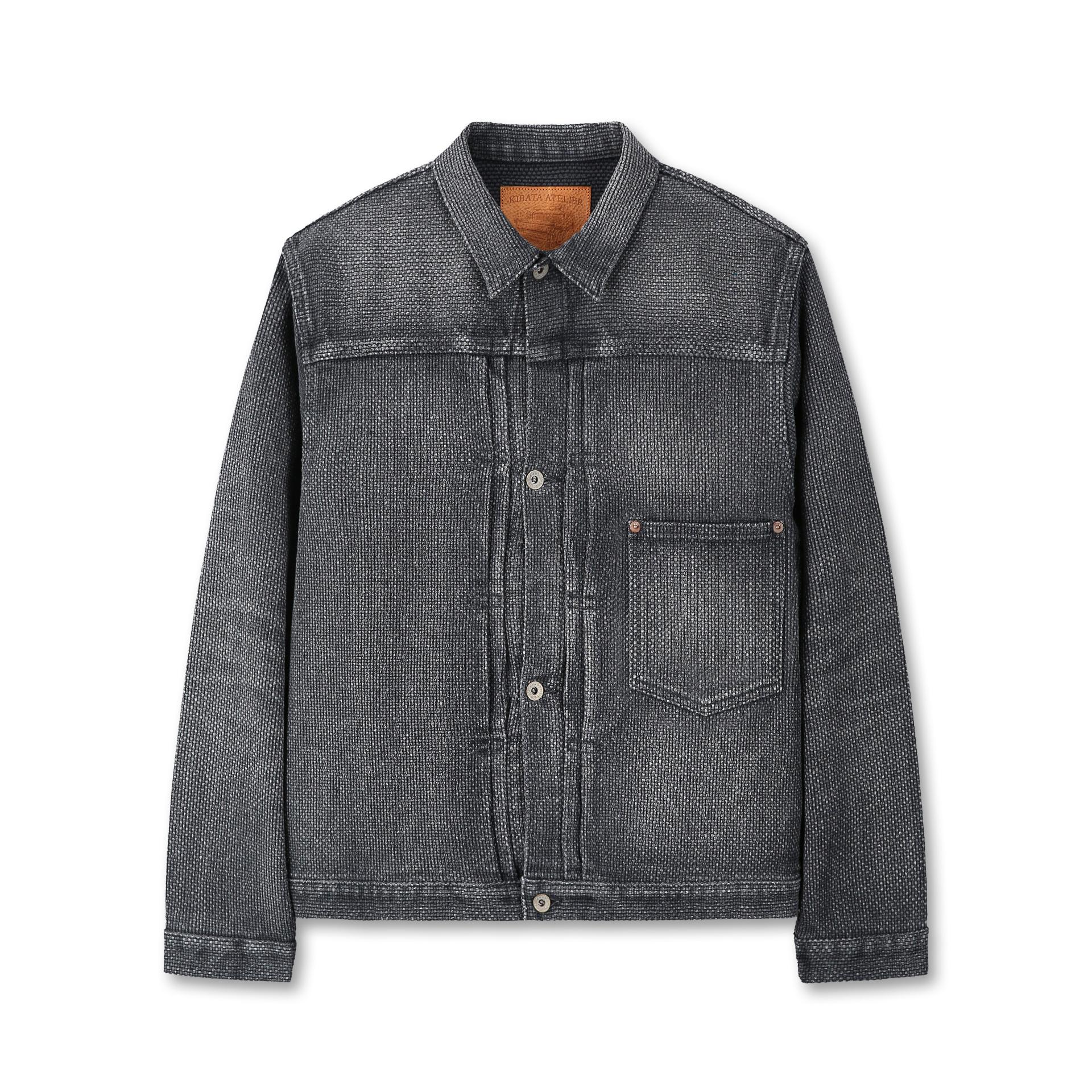 WWII SASHIKO JACKET - Black Light Fade