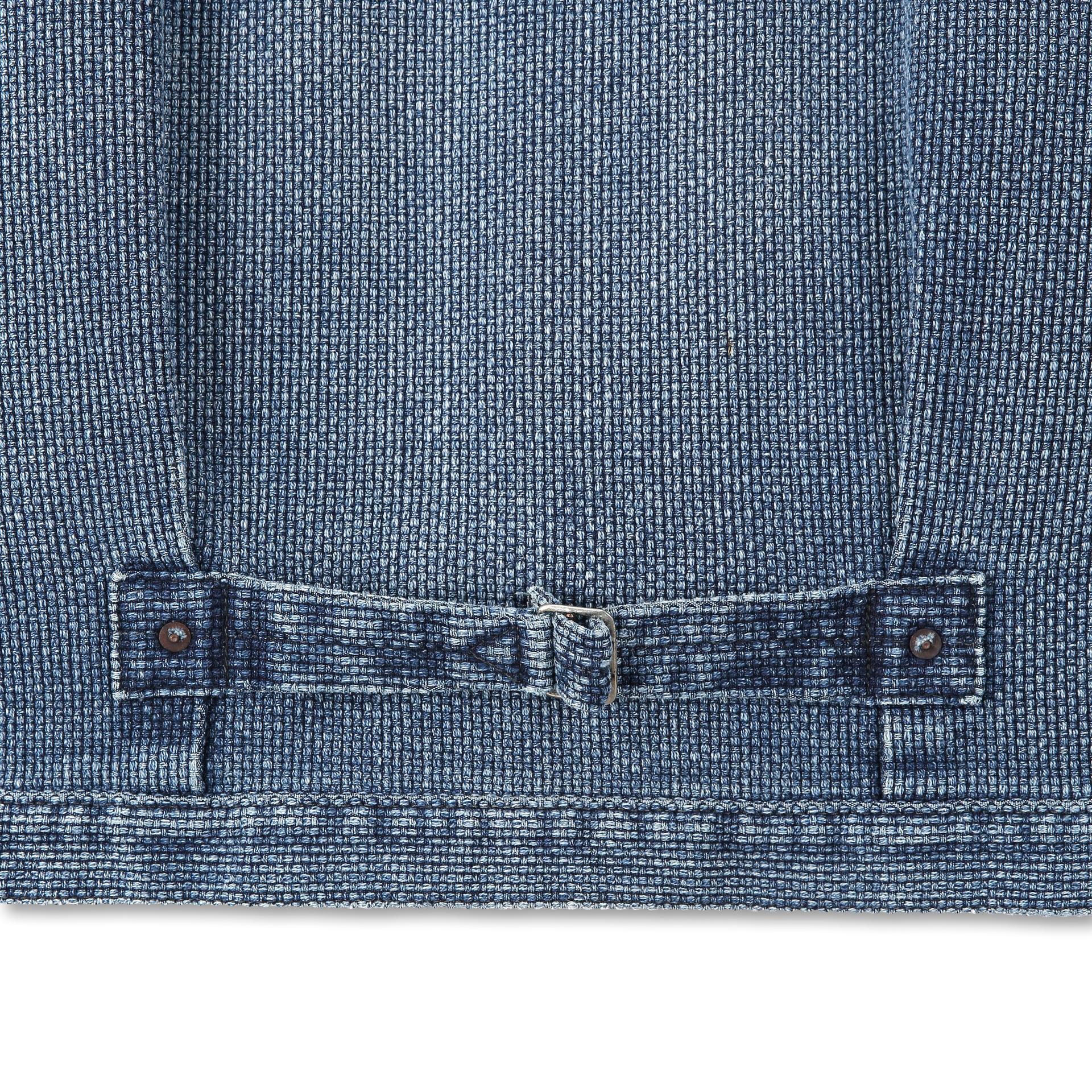 WWII SASHIKO JACKET - Indigo Light Fade