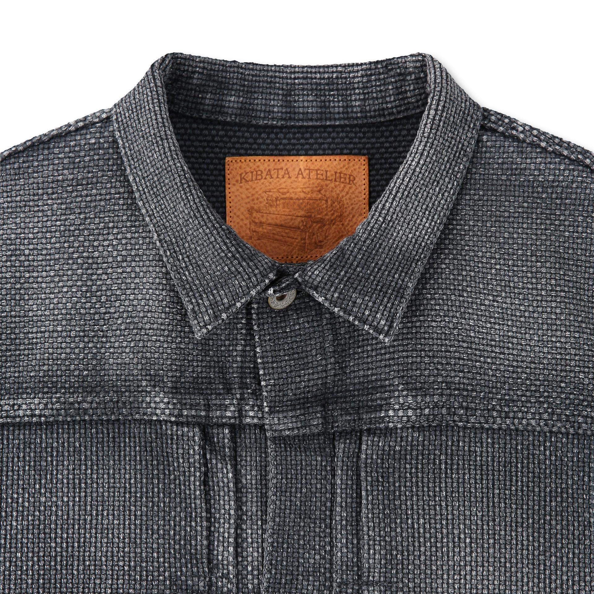 WWII SASHIKO JACKET - Black Light Fade