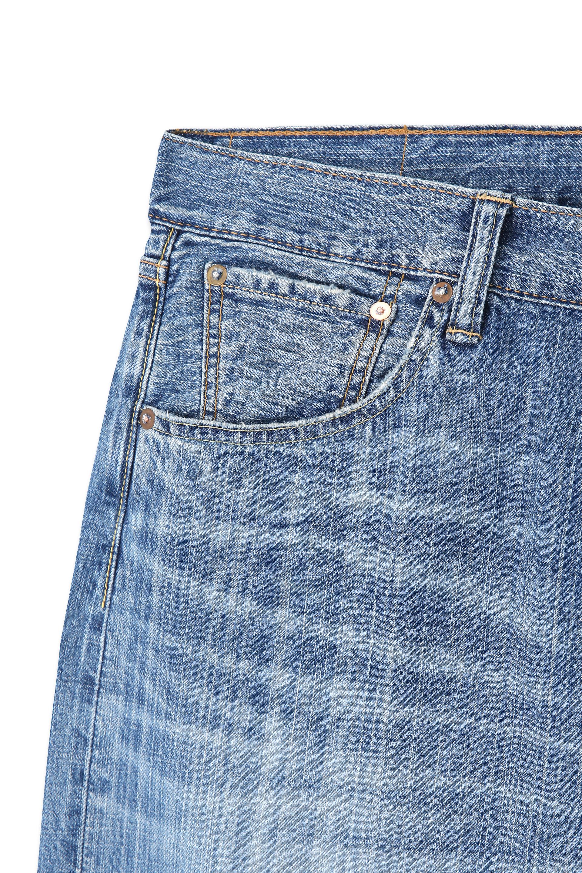 Kasezome Selvedge Denim Pants - Light Fade