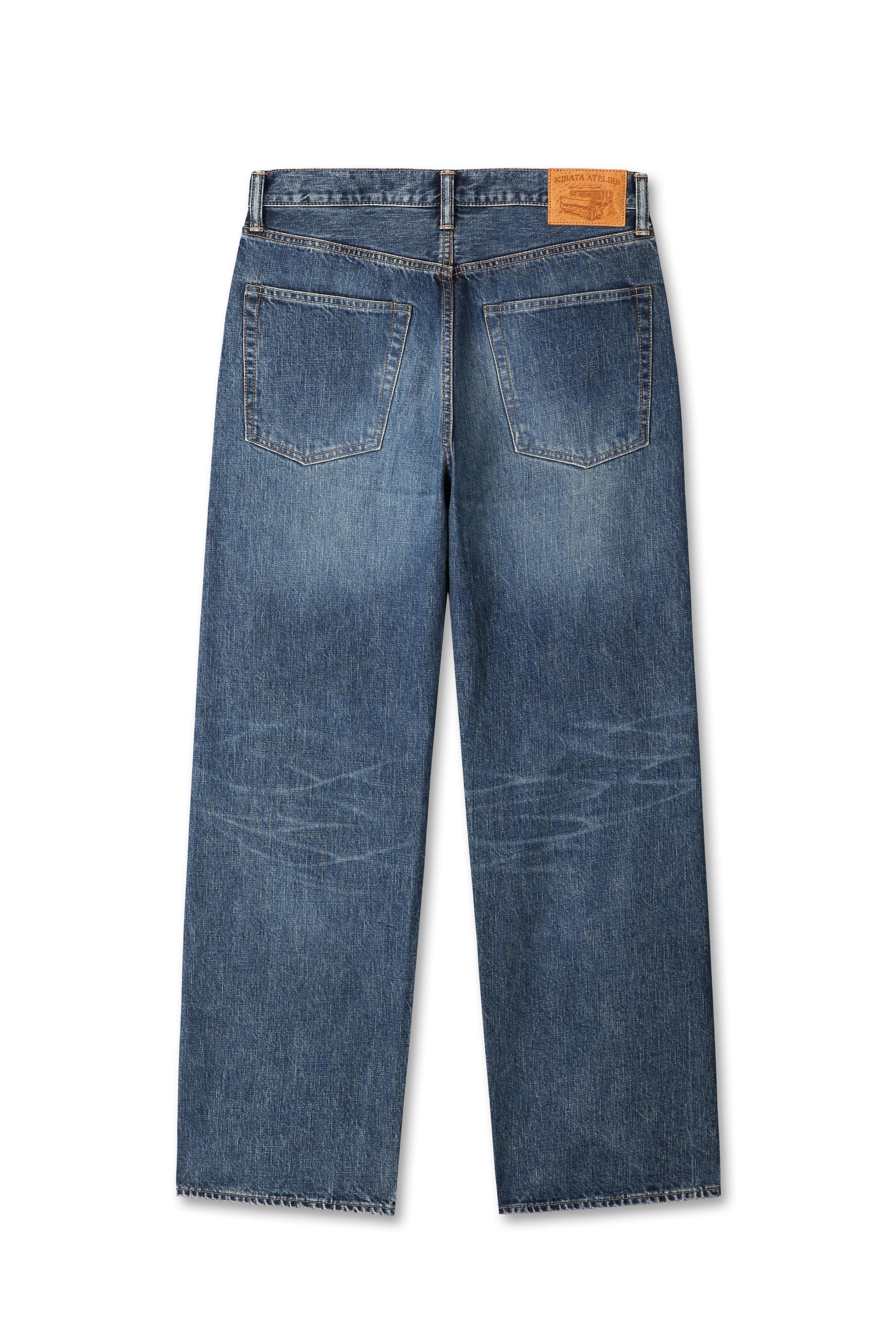 Zimbabwe Greencast Indigo Selvedge Denim Pants - Old Blue