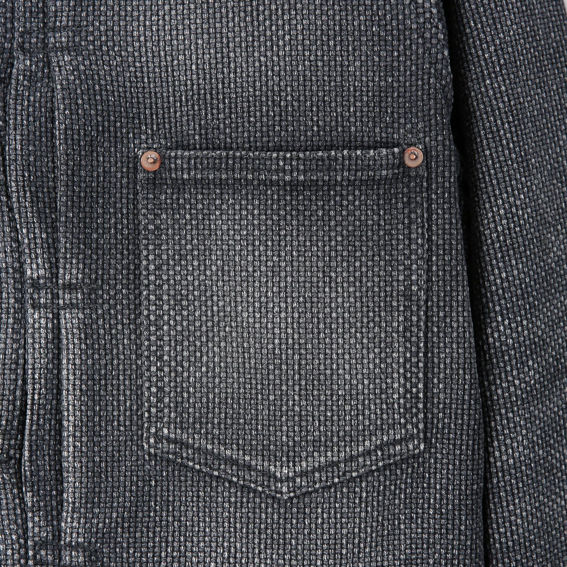WWII SASHIKO JACKET - Black Light Fade