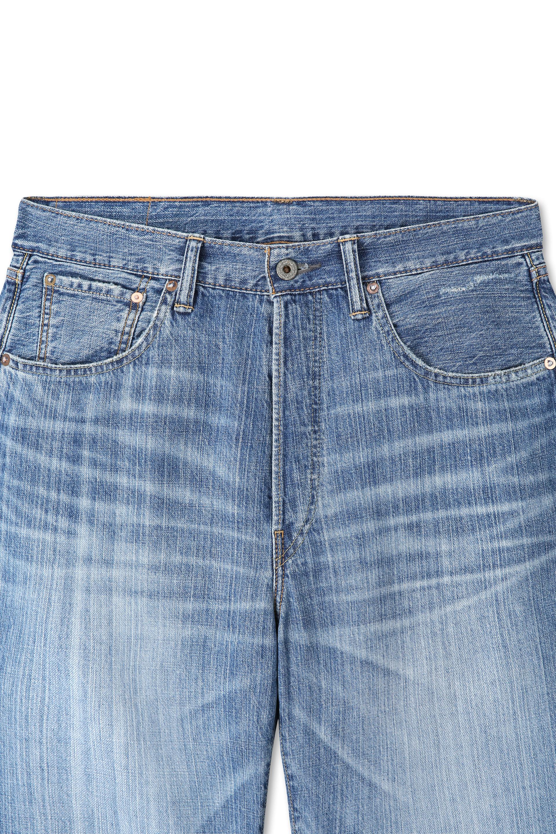 Kasezome Selvedge Denim Pants - Light Fade