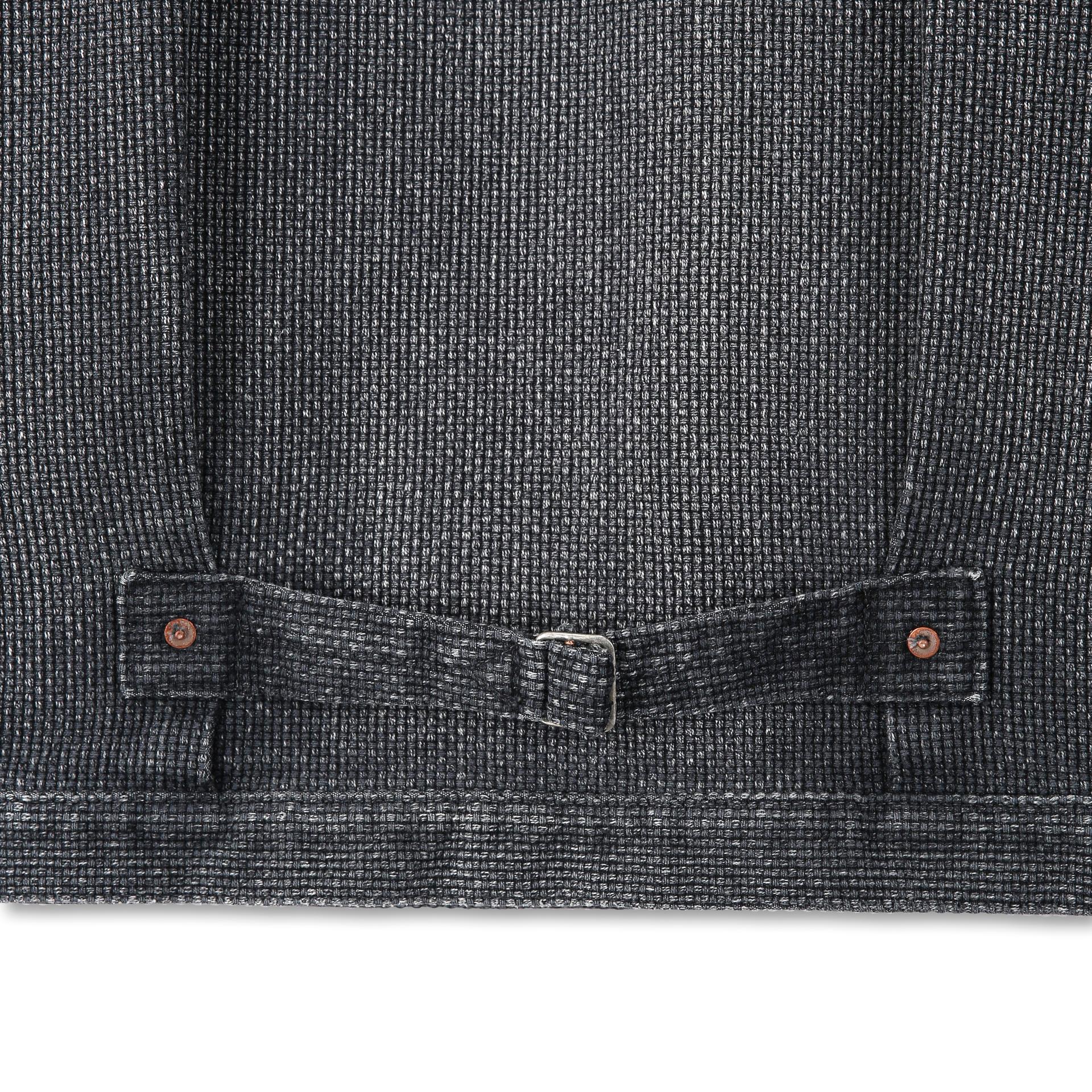 WWII SASHIKO JACKET - Black Light Fade