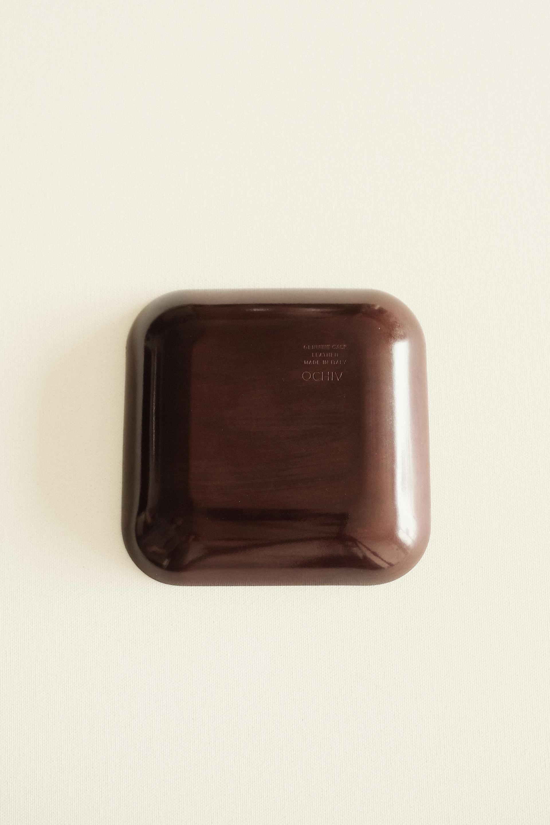 Square Tray - Brown