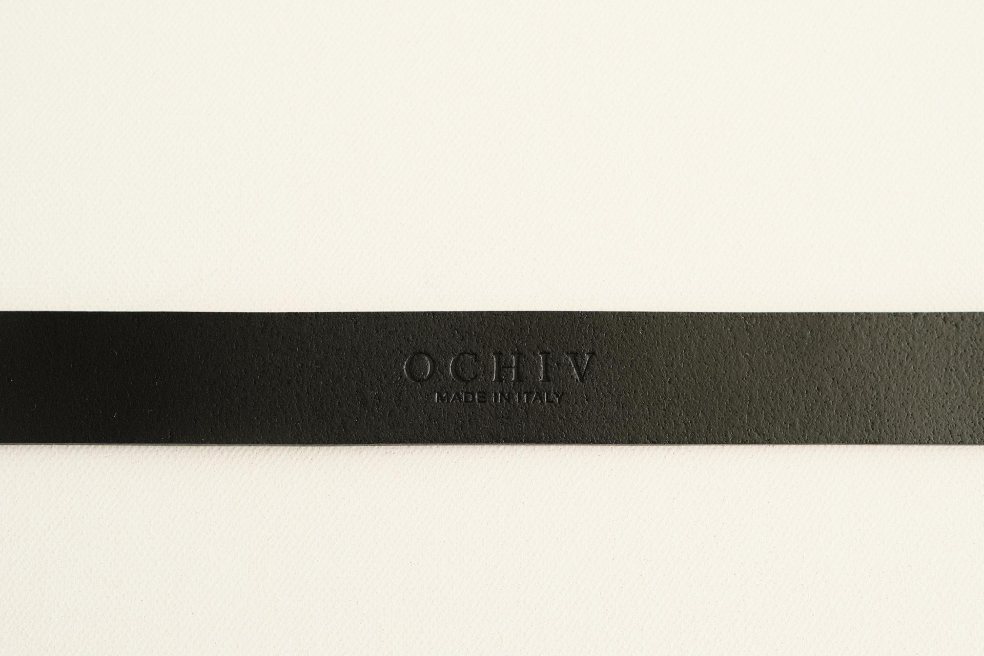 Slim Vecchio Belt - Black