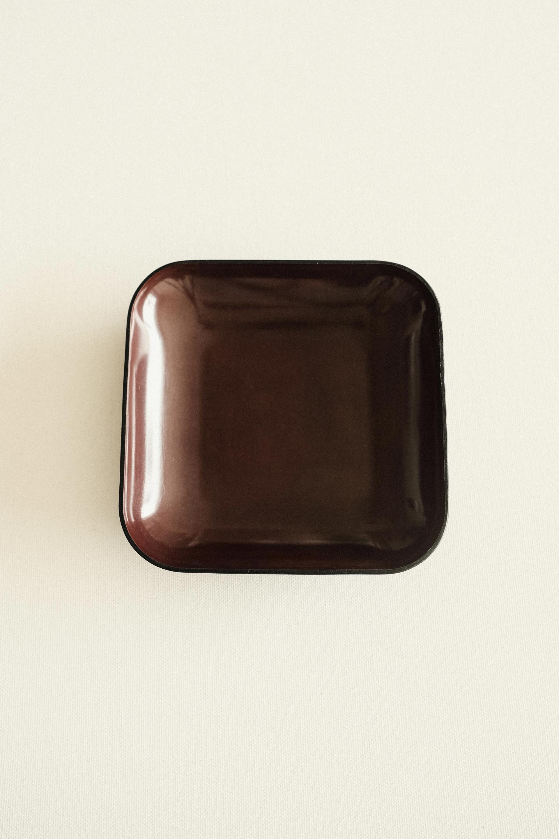 Square Tray - Brown