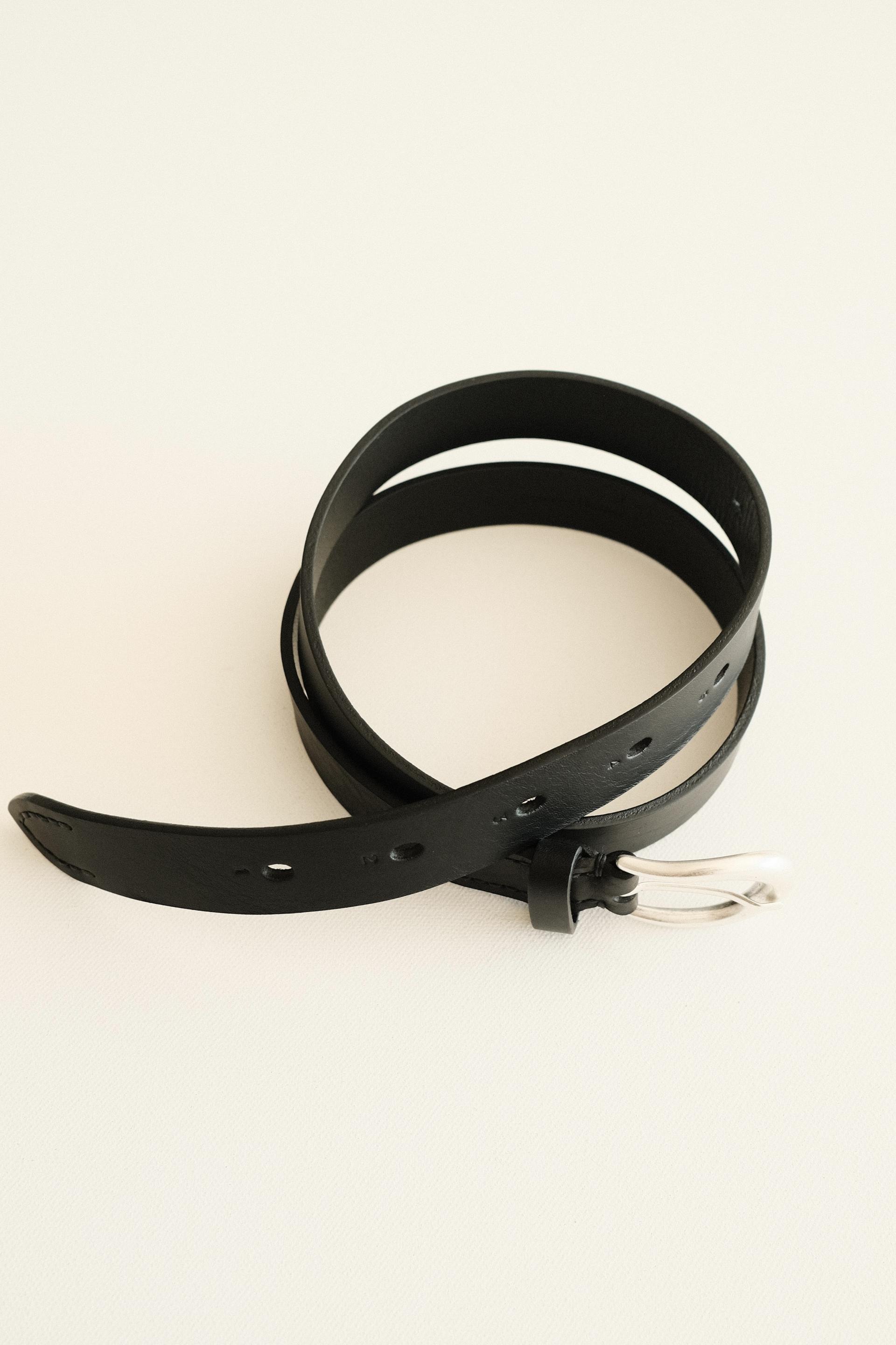 Slim Vecchio Belt - Black