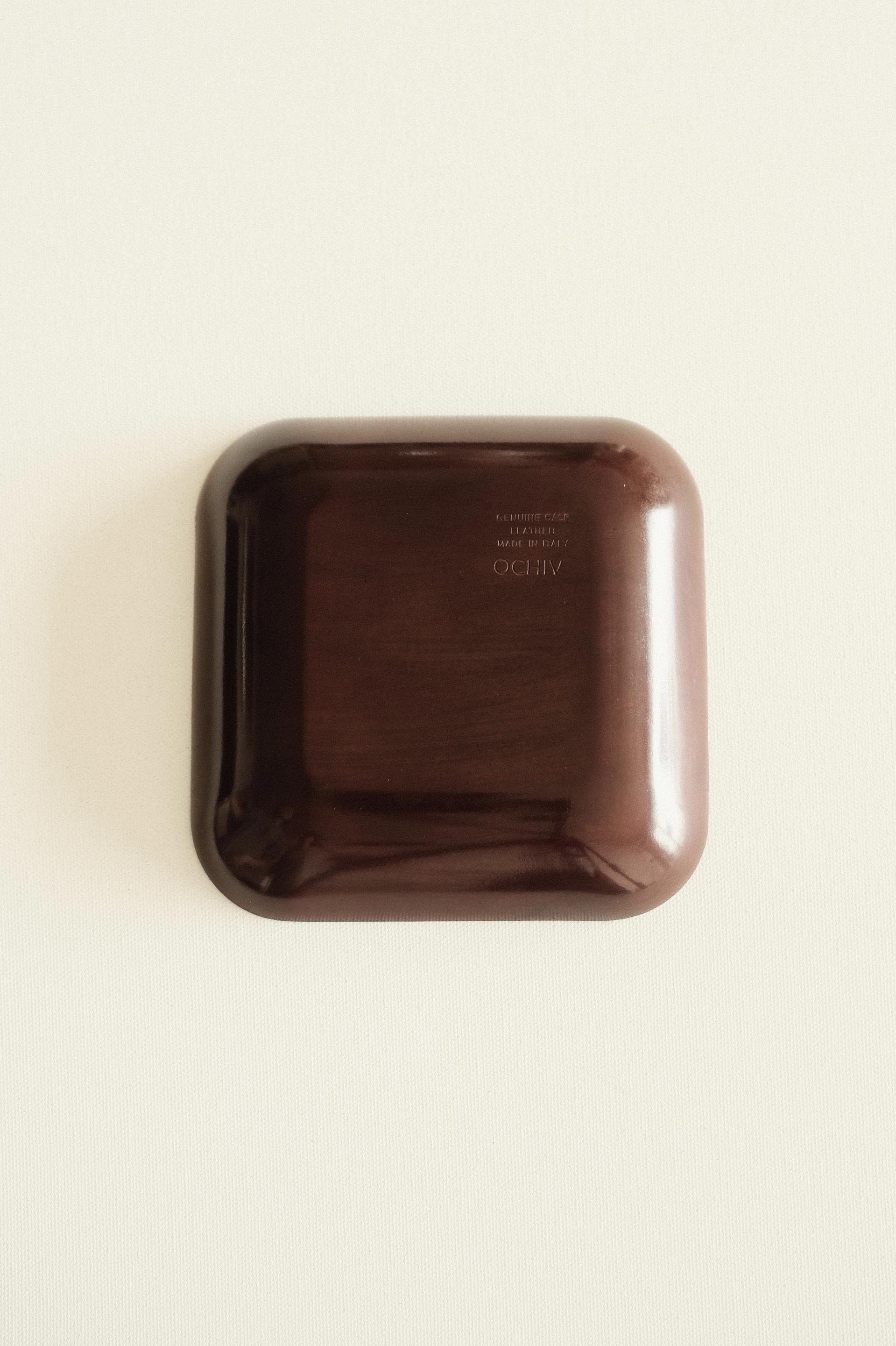 Square Tray - Brown
