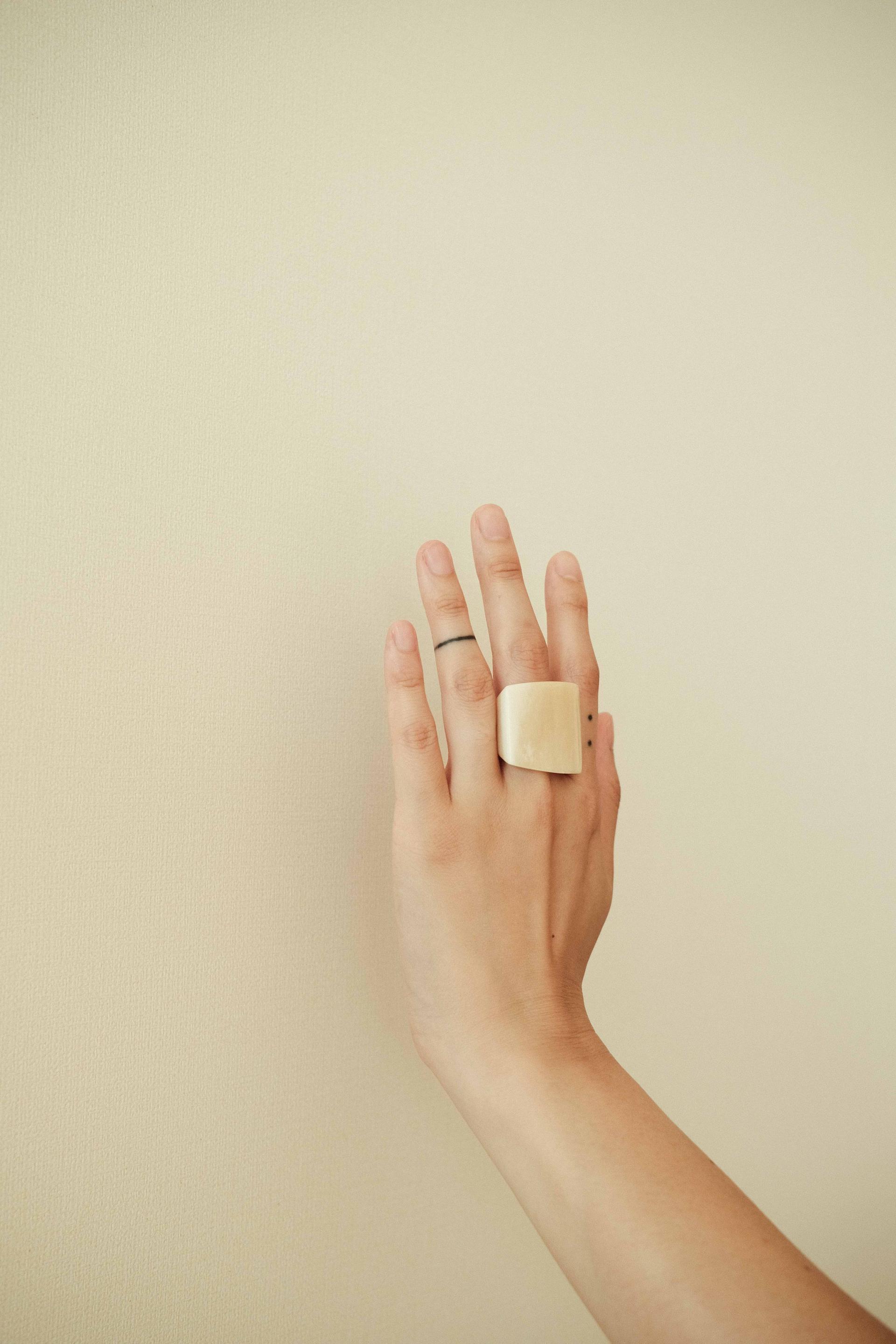 Bone Ring - Square