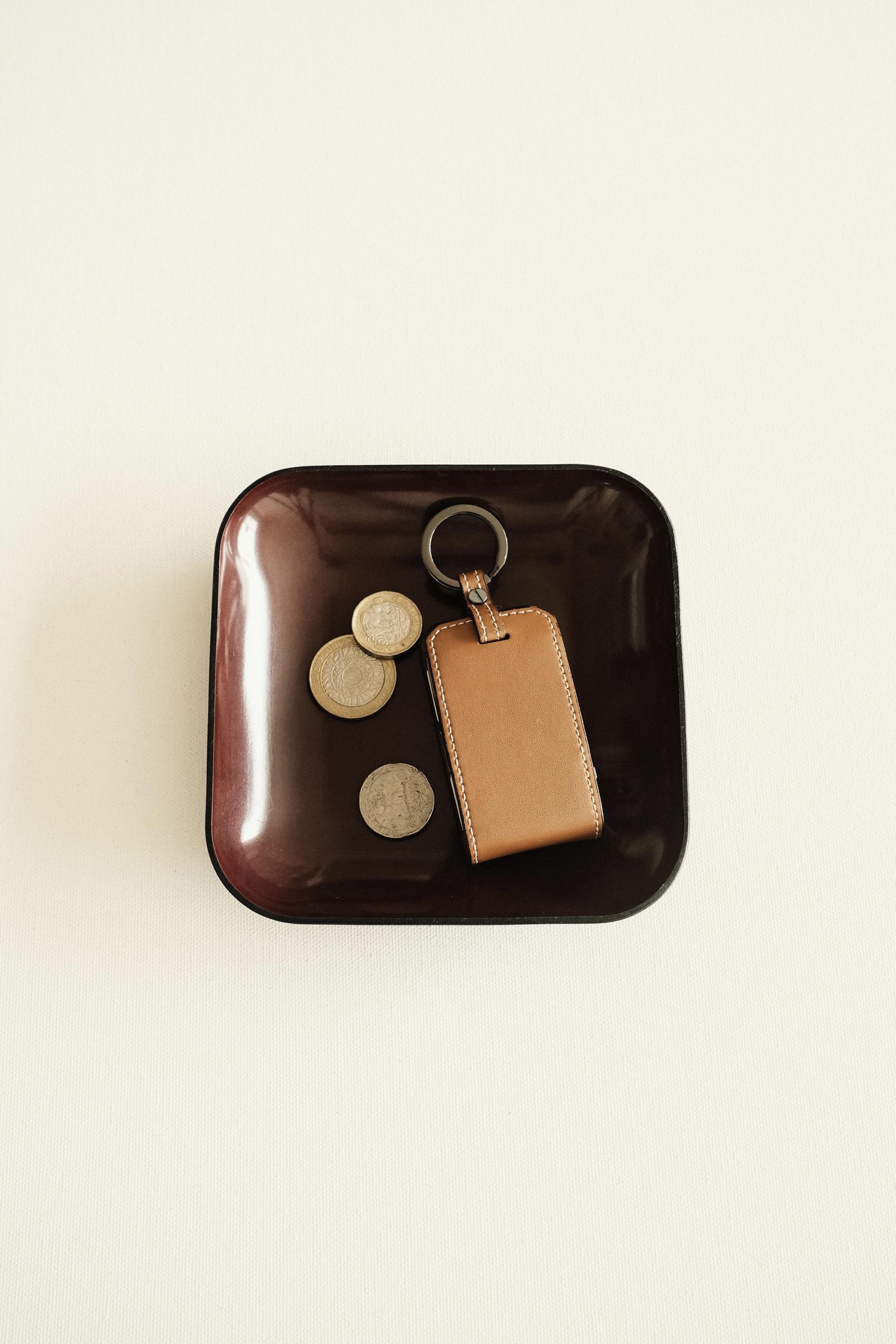 Square Tray - Brown