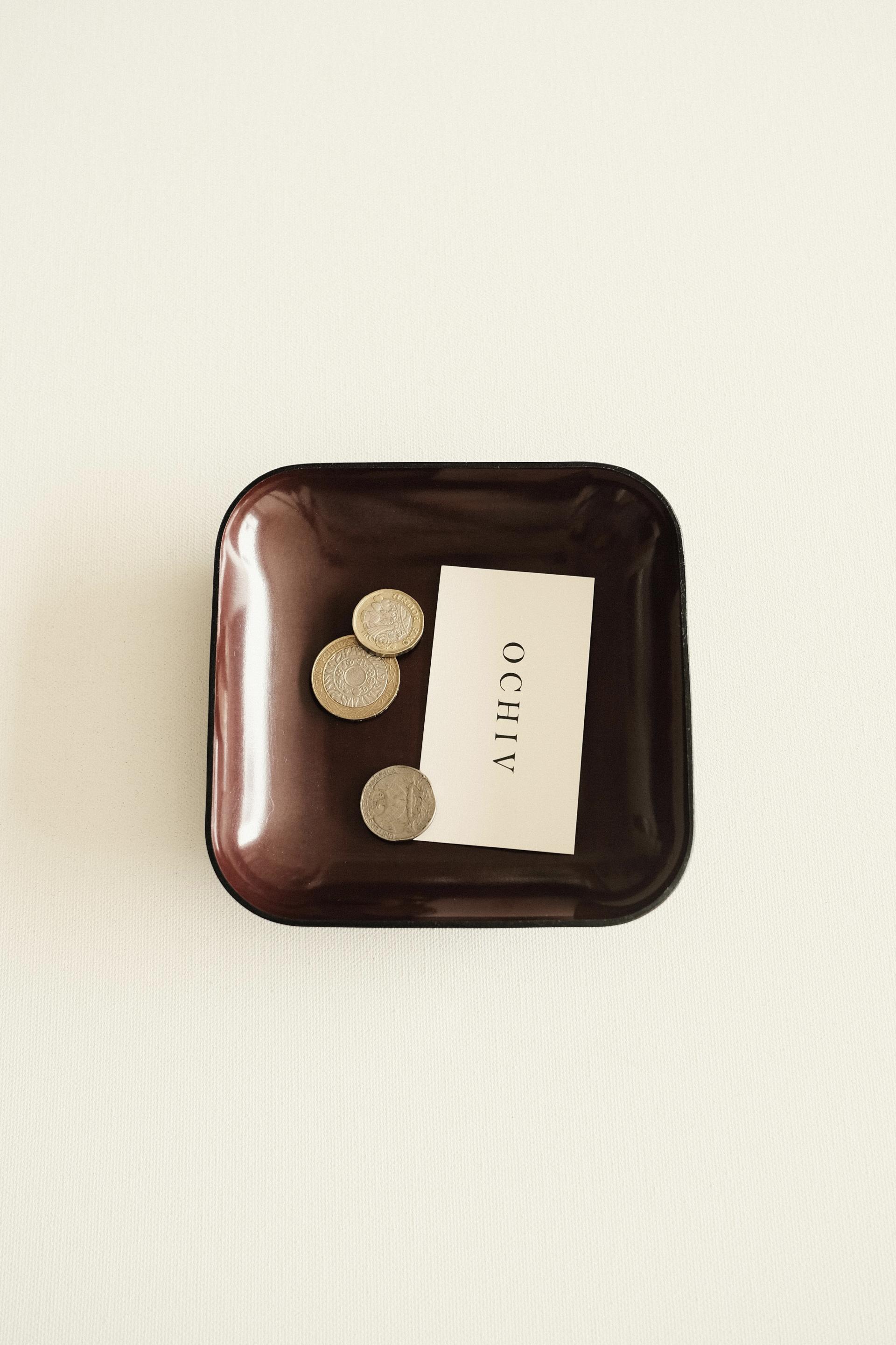 Square Tray - Brown