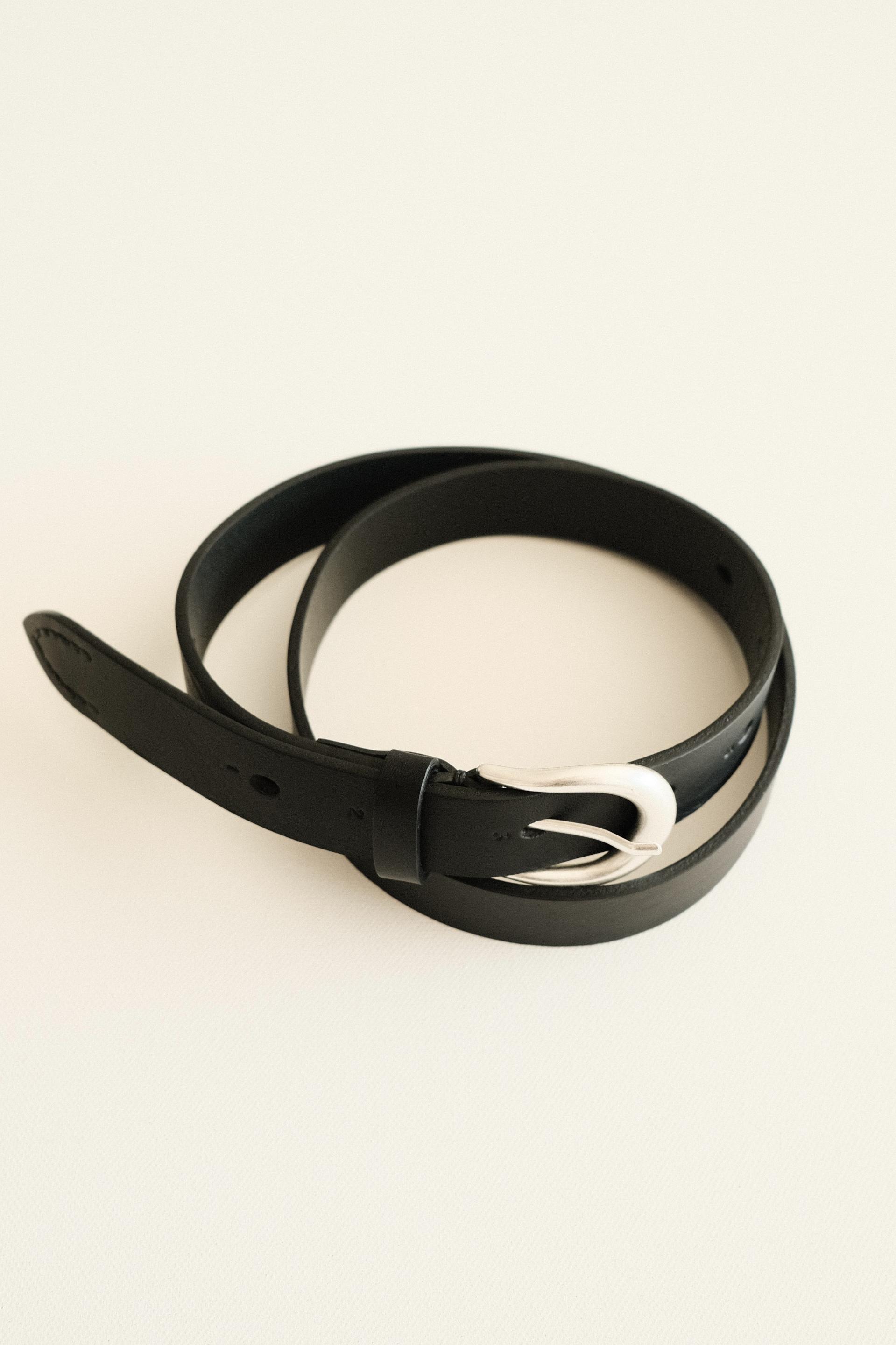 Slim Vecchio Belt - Black