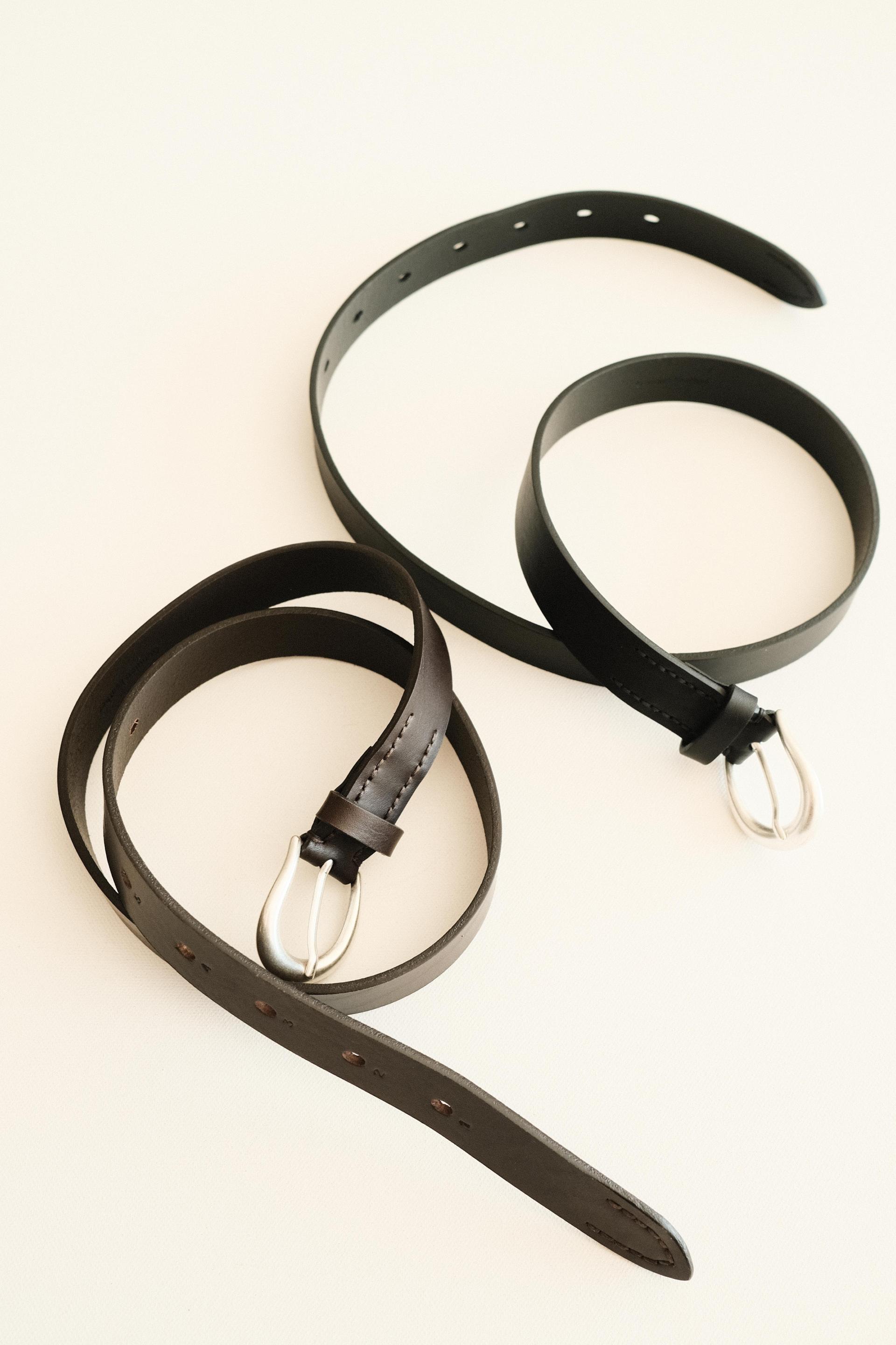 Slim Vecchio Belt - Black