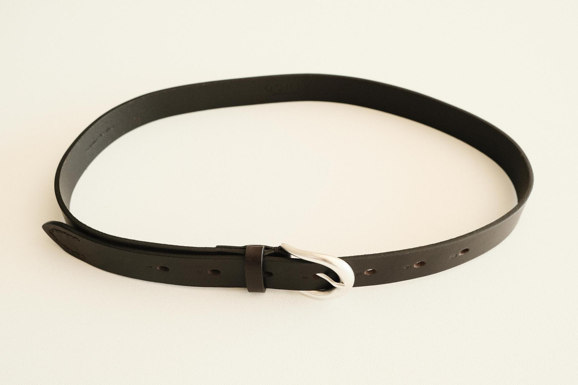 Slim Vecchio Belt - Dark Brown