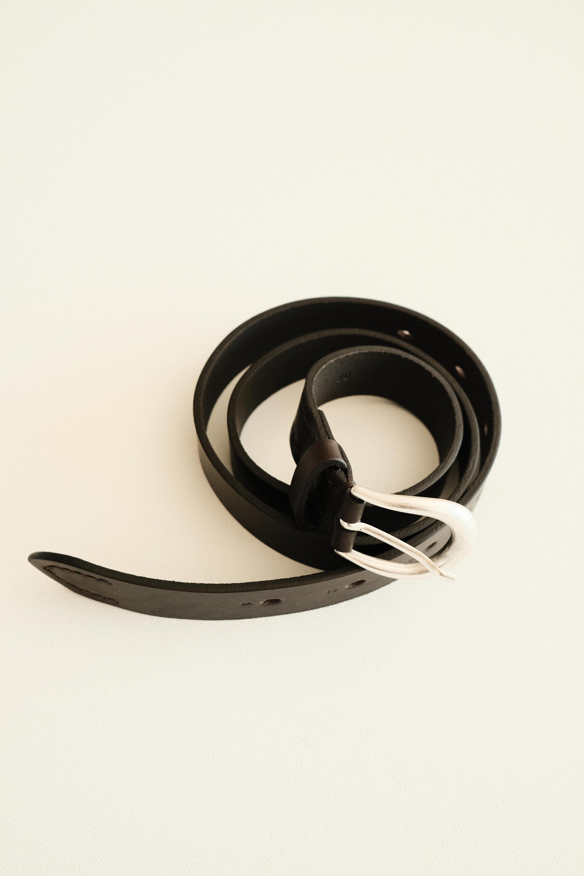 Slim Vecchio Belt - Dark Brown