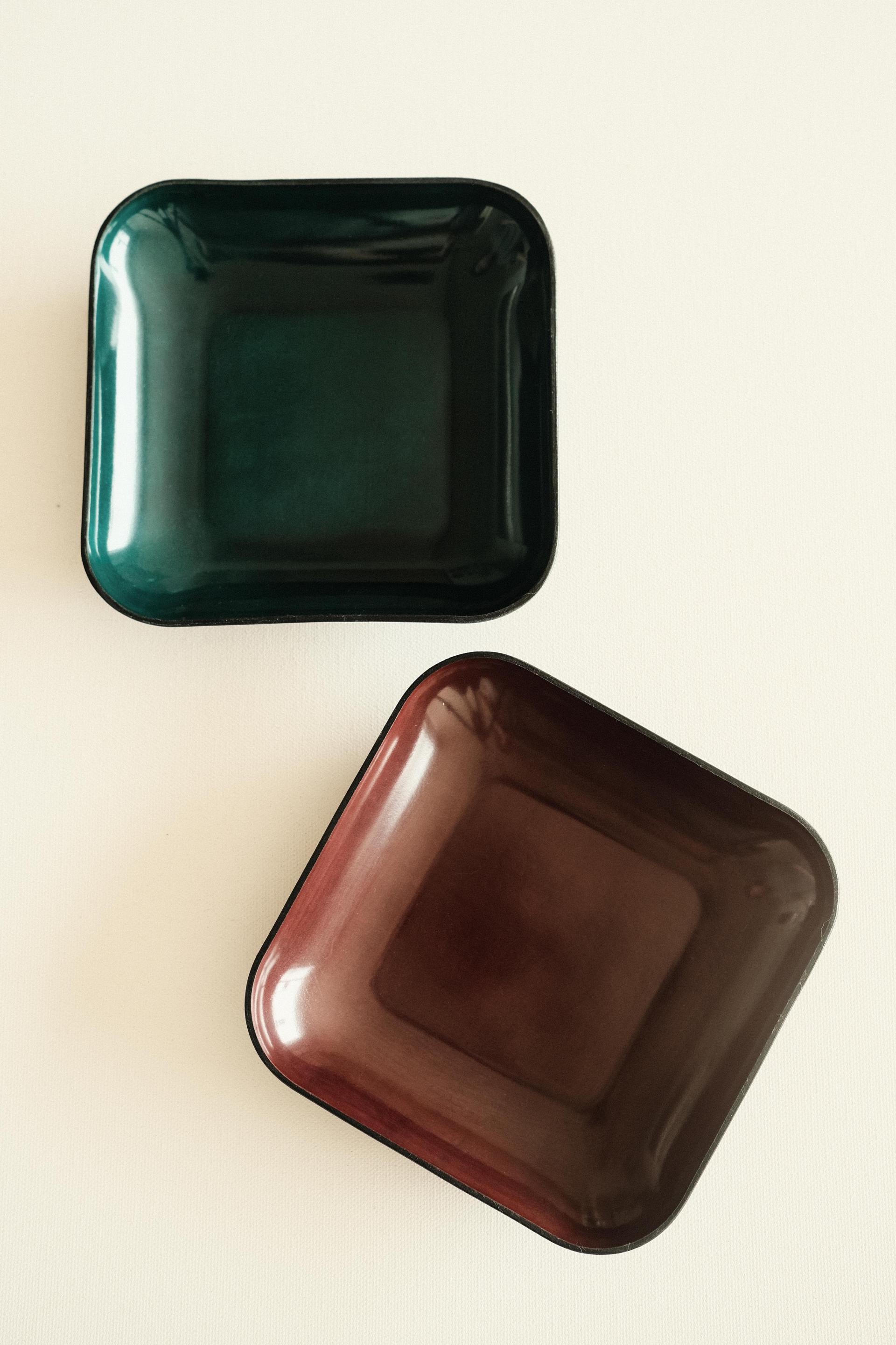 Square Tray - Brown