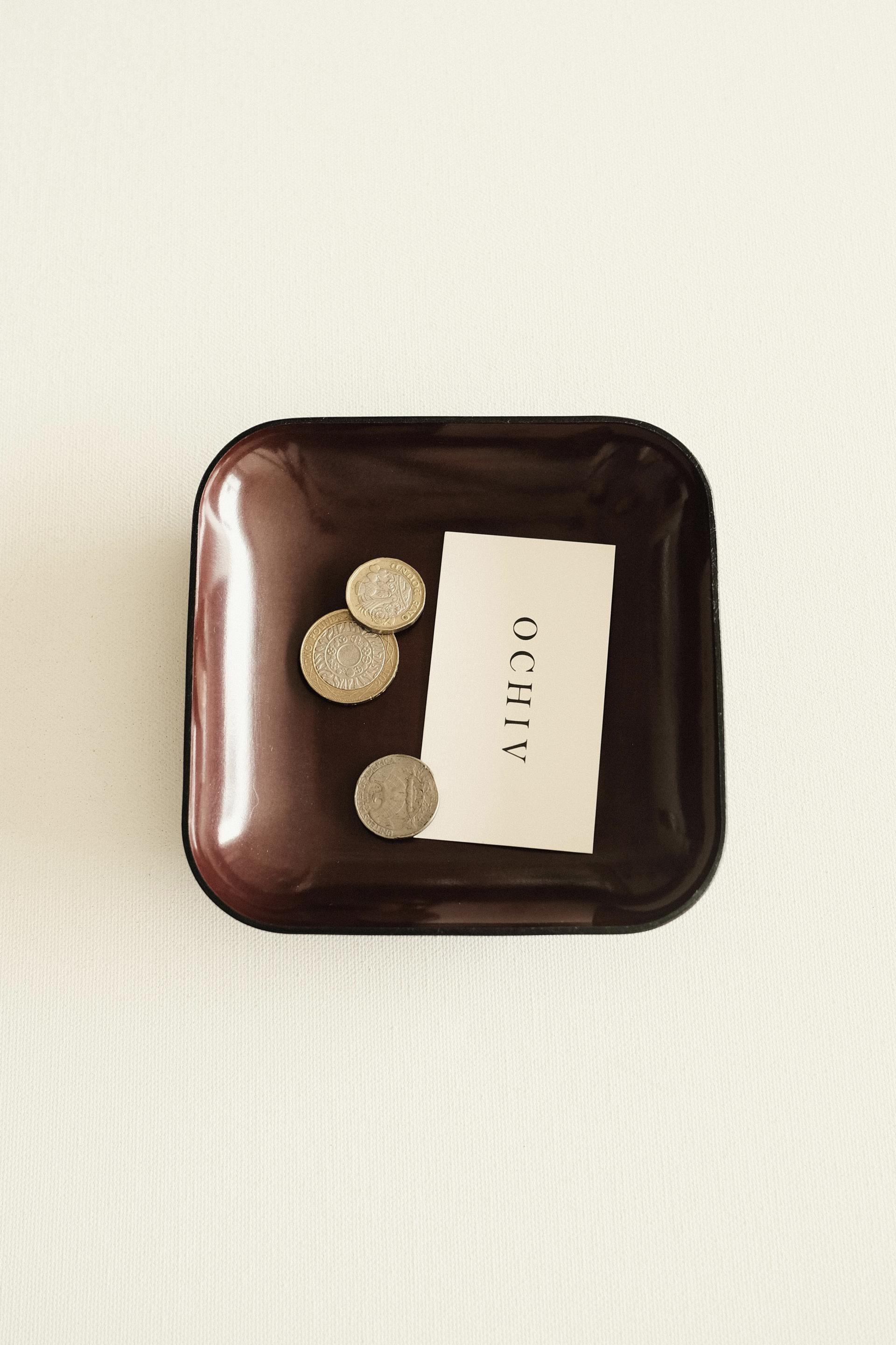 Square Tray - Brown