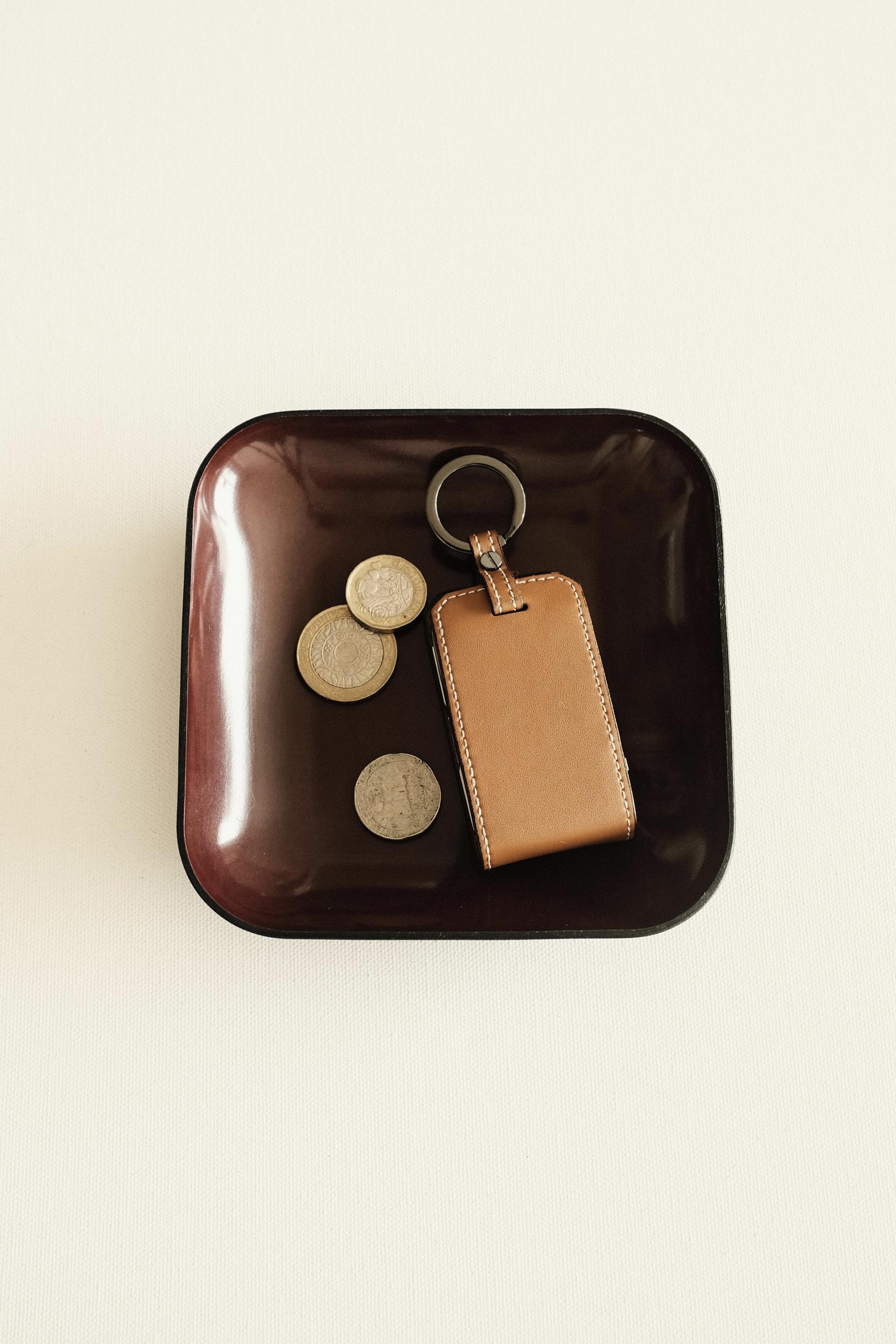 Square Tray - Brown