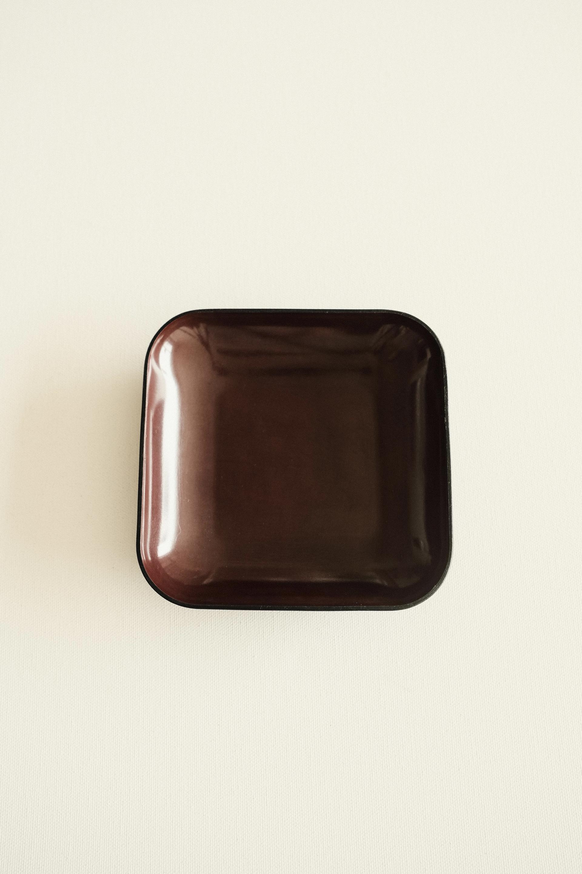 Square Tray - Brown