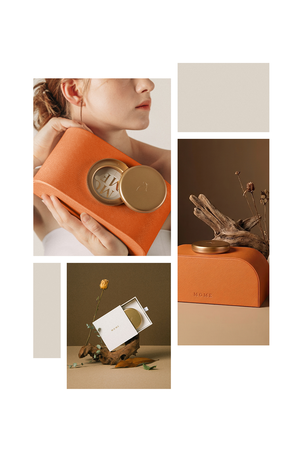 모메 시그니처 물티슈케이스 오렌지 에디션